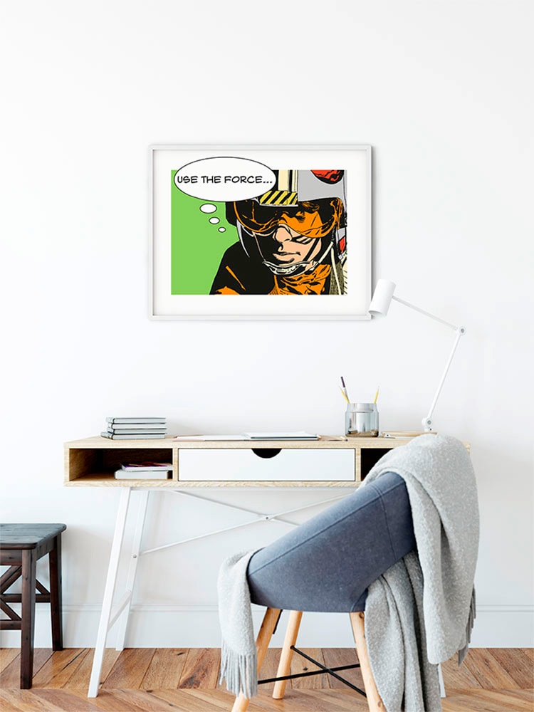 Komar Bild »Star Wars Classic Comic Quote Luke« Star Wars 1 Stk. tlg. Wandbild zur Dekoration im Kinderzimmer - ohne Rahmen