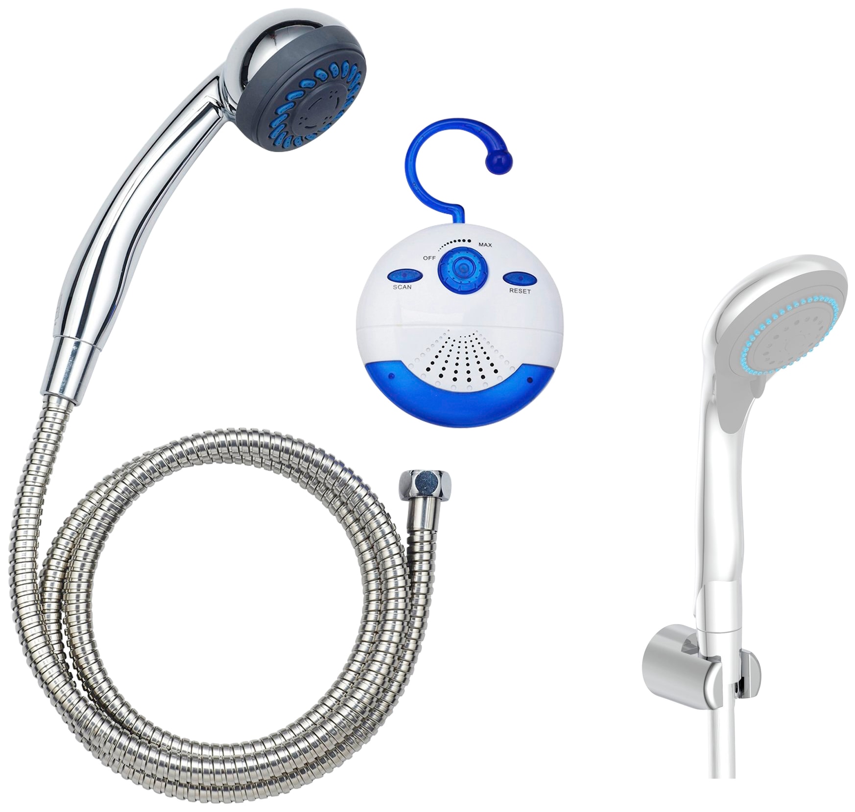 Image of Kirchhoff Handbrause "SHOWER & SWING" mit Duschradio