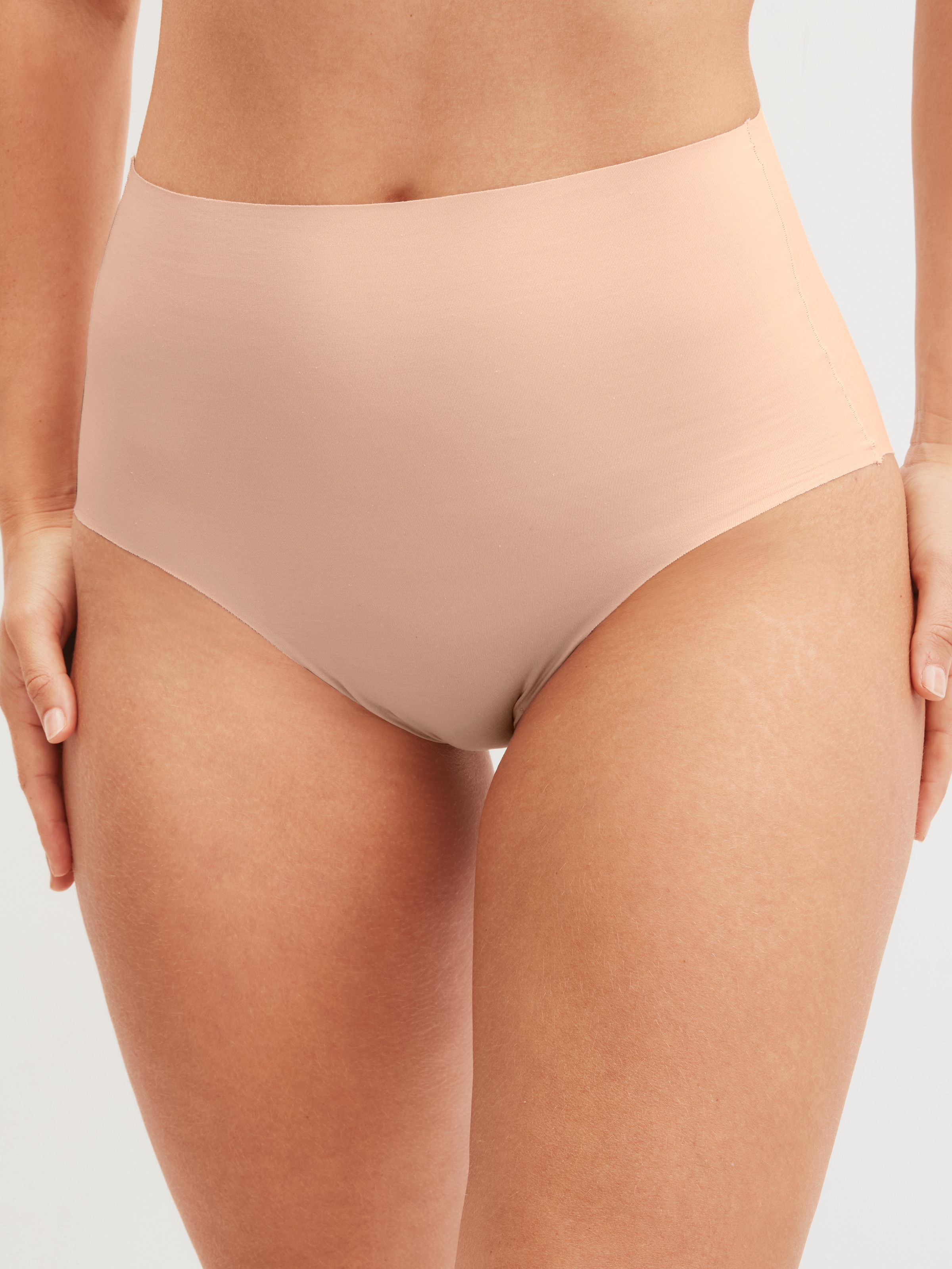 Image of CALIDA High-Waist-Slip "Natural Skin" mit hohem Bund, flache Abschlüsse, Interlock-Qualität