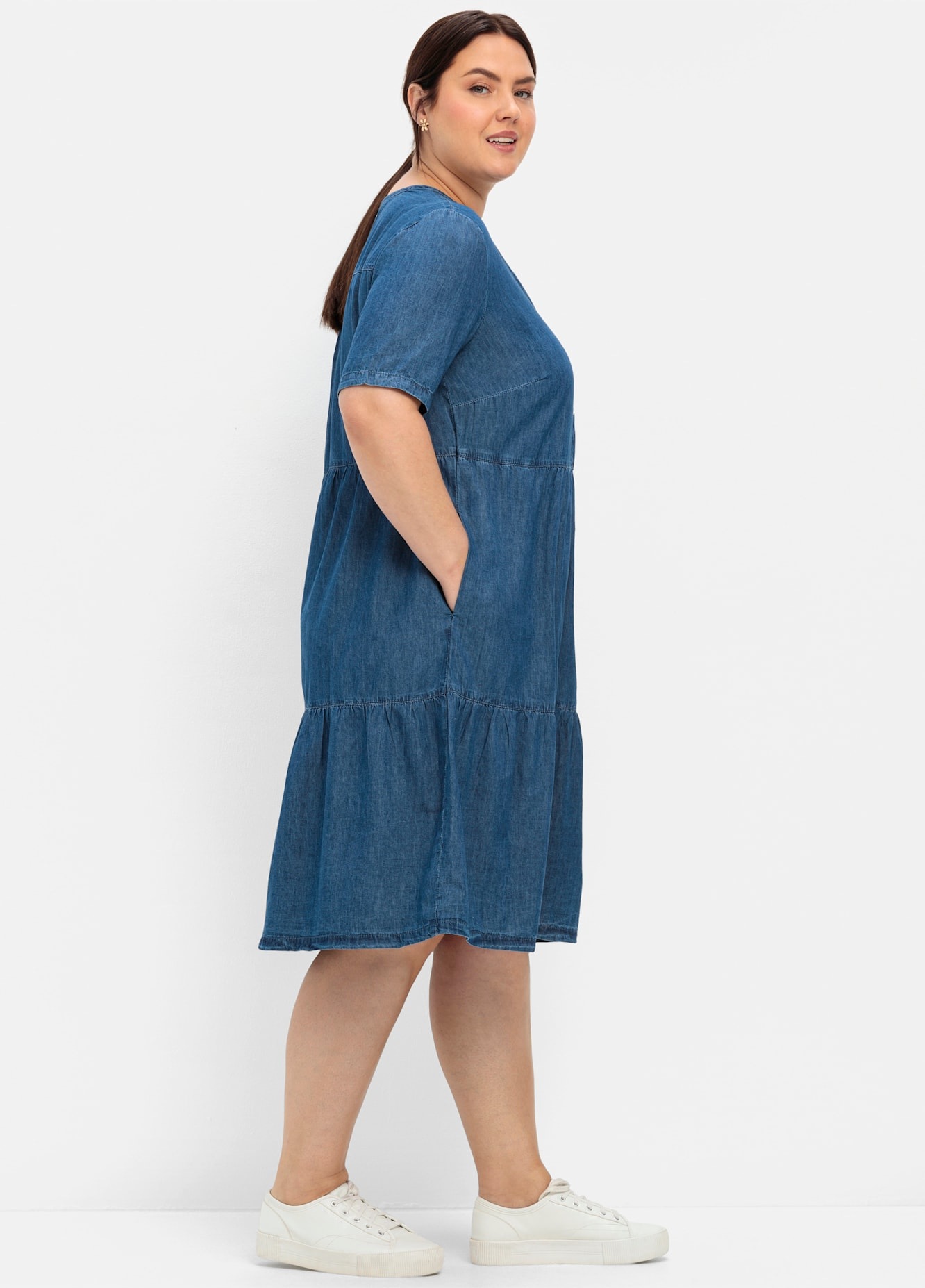 Sheego Jeanskleid »Jeanskleid«