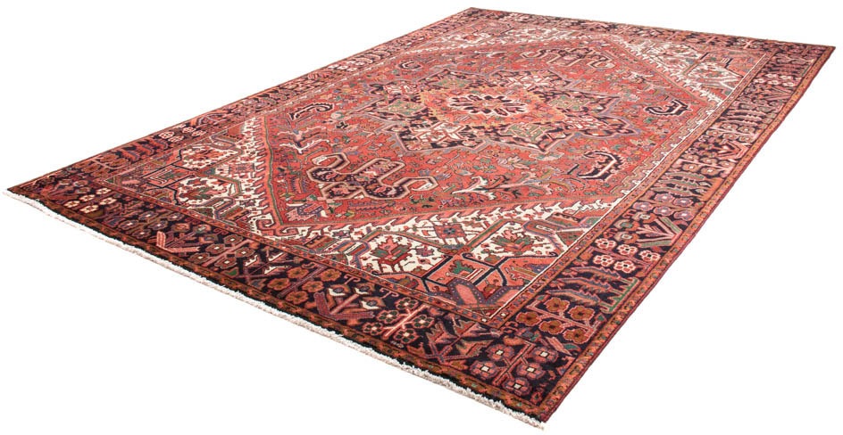 Image of morgenland Orientteppich »Perser - Nomadic - 343 x 233 cm - dunkelrot«, rechteckig, 10 mm Höhe, Wohnzimmer, Handgeknüpft, Einzelstück mit Zertifikat bei Ackermann Versand Schweiz