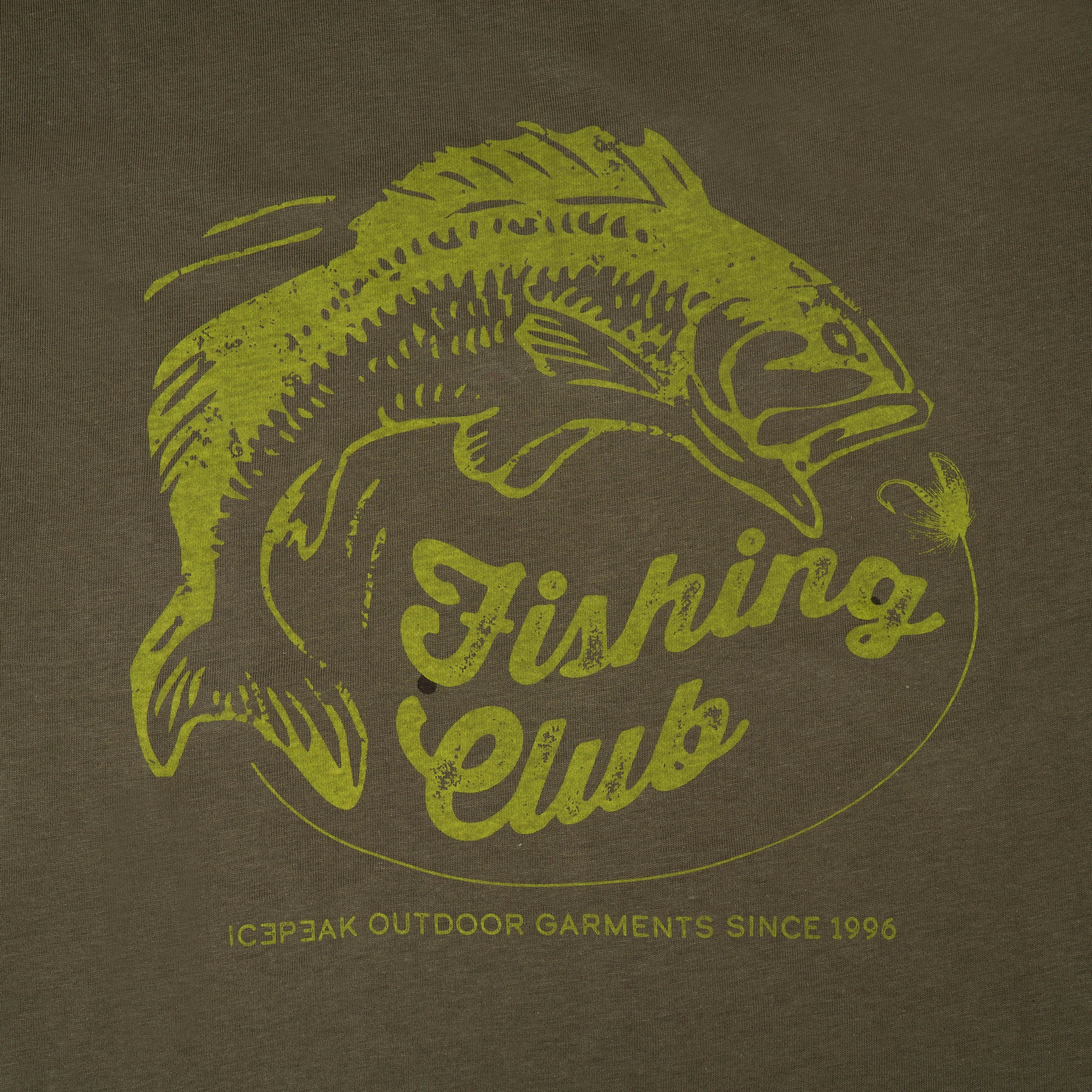 Icepeak T-shirt »MILLINGTON« t-shirt imprimé, en coton