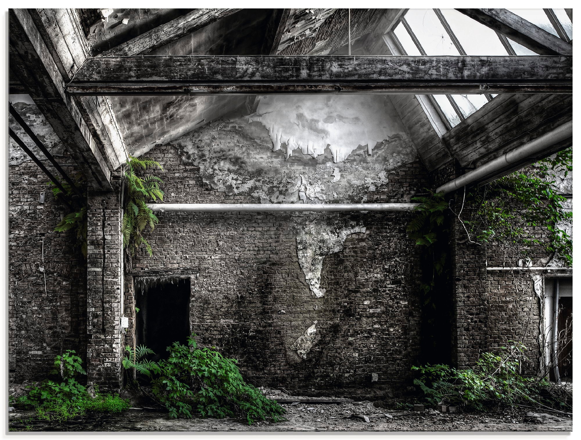 Image of Artland Glasbild »Lost Place - alte Fabrik«, Architektonische Elemente, (1 St.) bei Ackermann Versand Schweiz