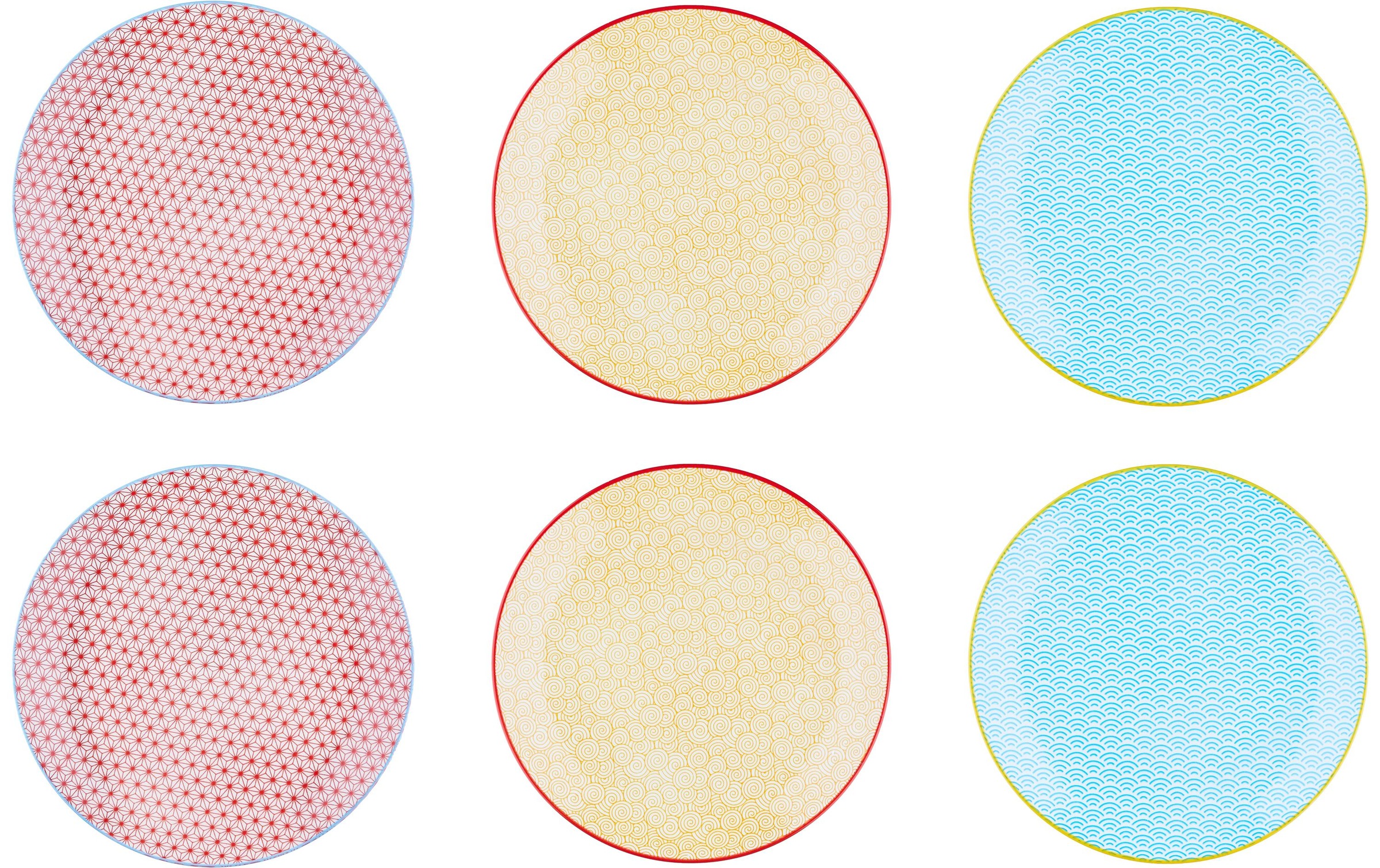 Image of Servierteller "Björn Pattern 6 Stück"