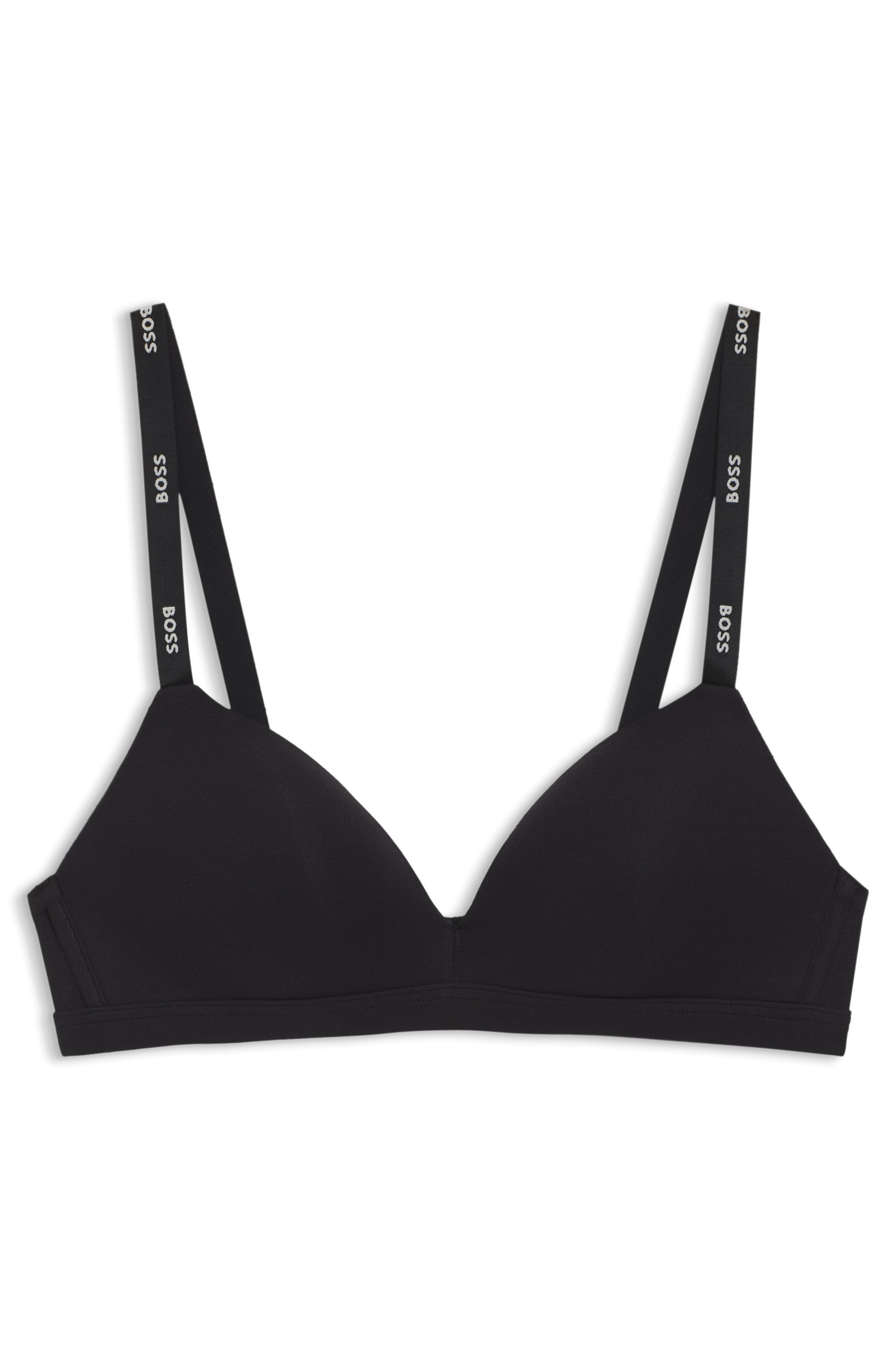 BOSS Soutien-gorge triangle »TRIANGLE PADDED CI« avec inscription BOSS sur les bretelles