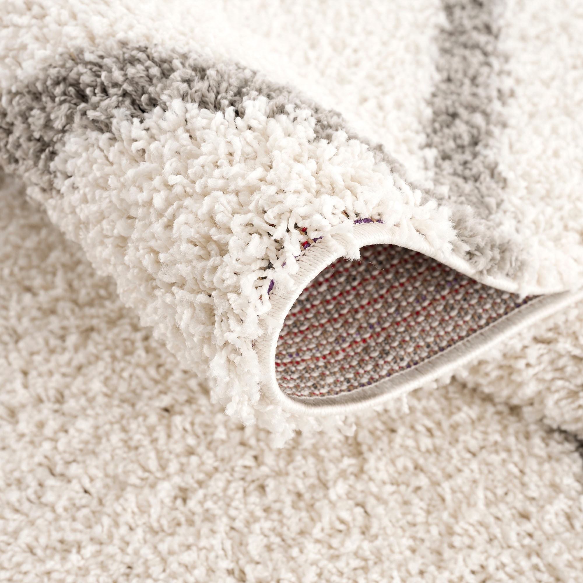 Sanat Hochflor-Teppich »Madrid«, rund, 30 mm Höhe, Wohnzimmer, Langflor, Shaggy Teppich