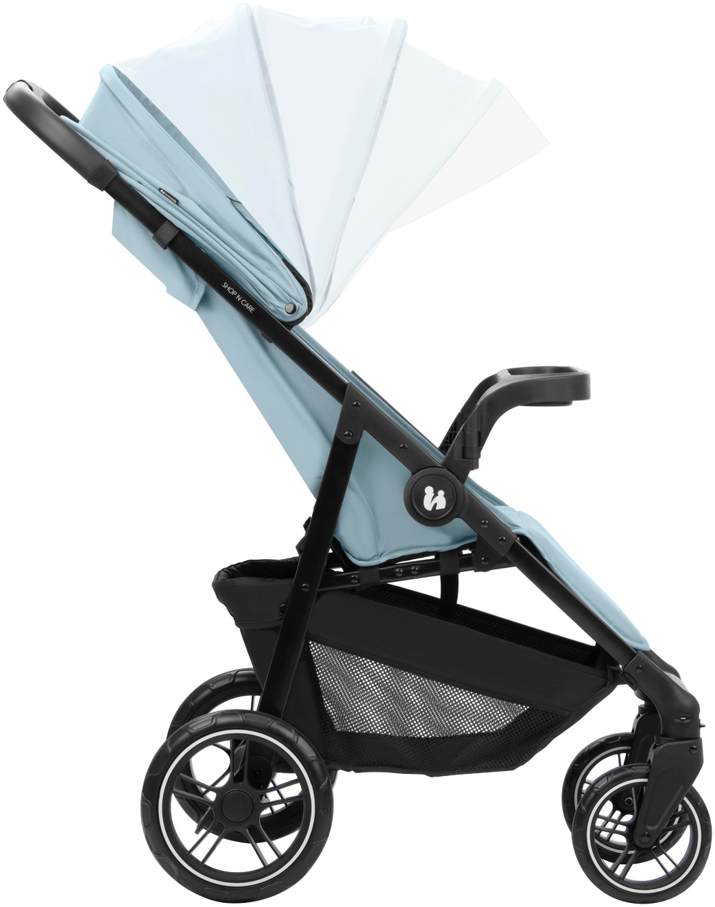 Hauck Kinder-Buggy »Shop N Care, Dusty Blue« 22 kg bis 22 kg belastbar; kompatibel mit Babyschale