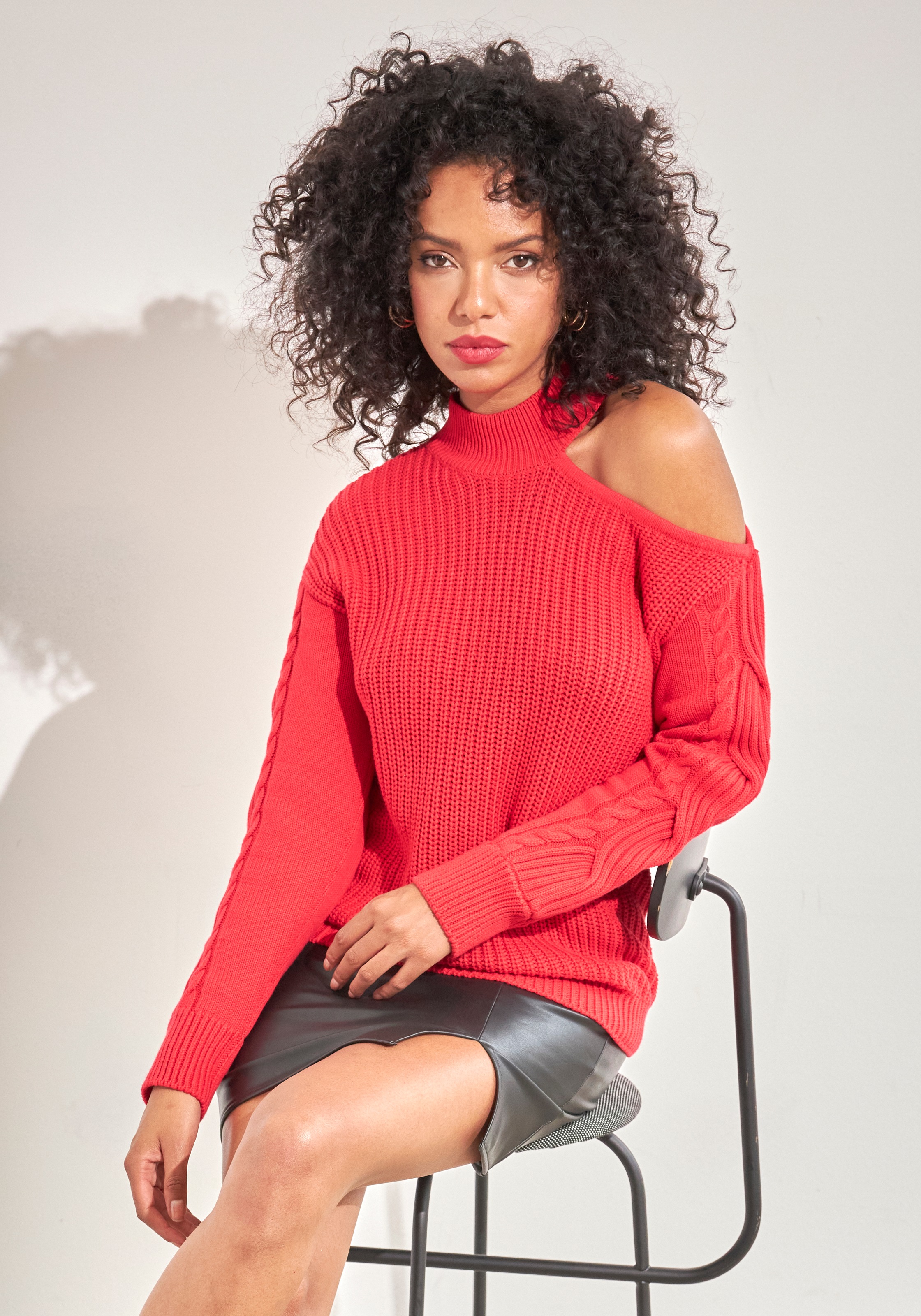 Image of Melrose Strickpullover, mit Schulter Cut-Out - NEUE KOLLEKTION bei Ackermann Versand Schweiz