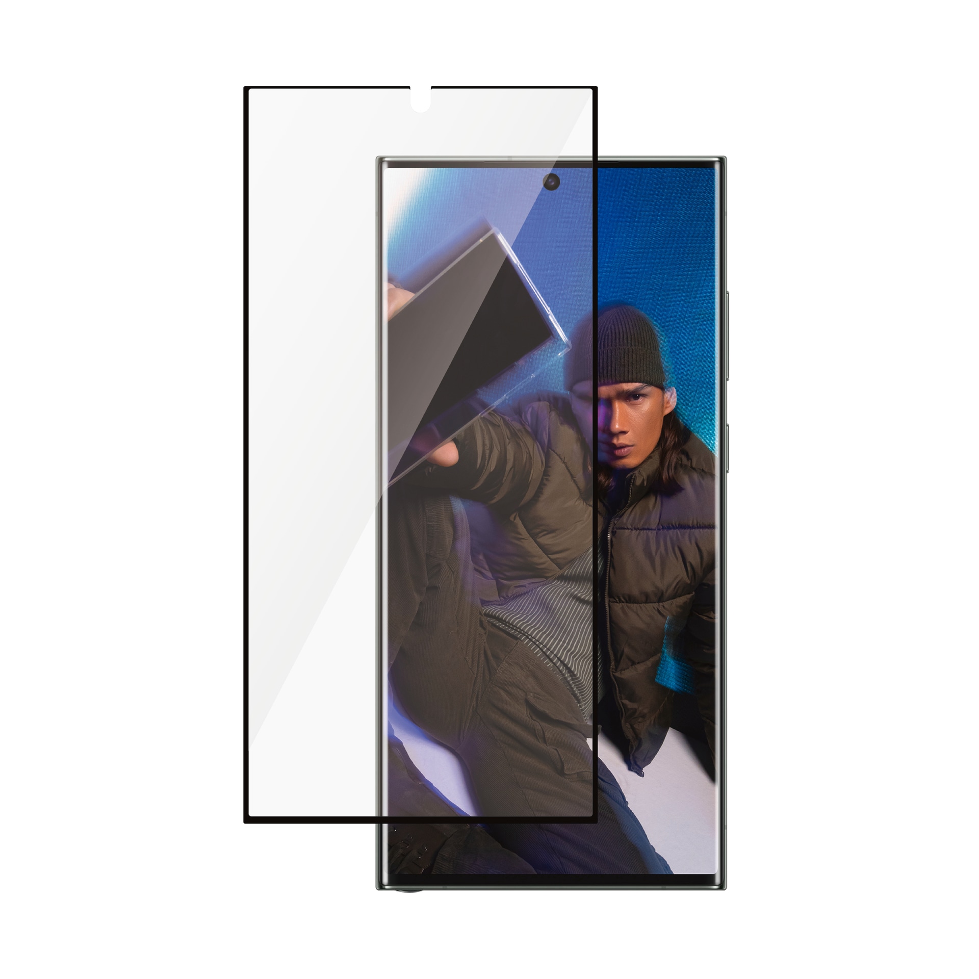 SAFE by PanzerGlass Displayschutzglas »Ultra Wide Fit Screen Protector«, für Samsung Galaxy S24 Ultra, Displayschutzfolie, stossfest, kratzbeständig
