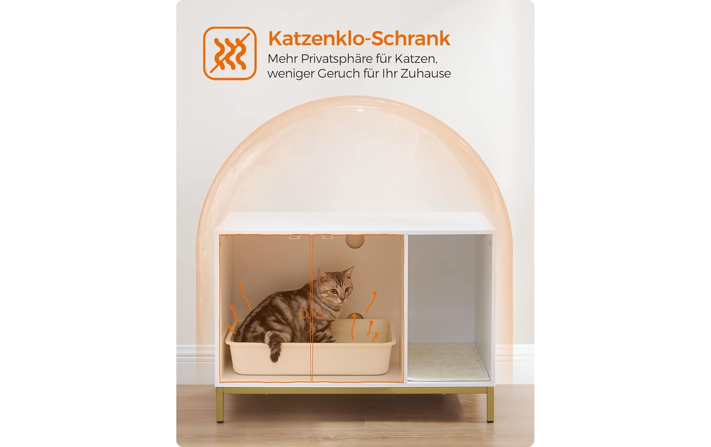 FEANDREA Tierhaus »für Katzentoilette 80 x 50 x 55 cm«