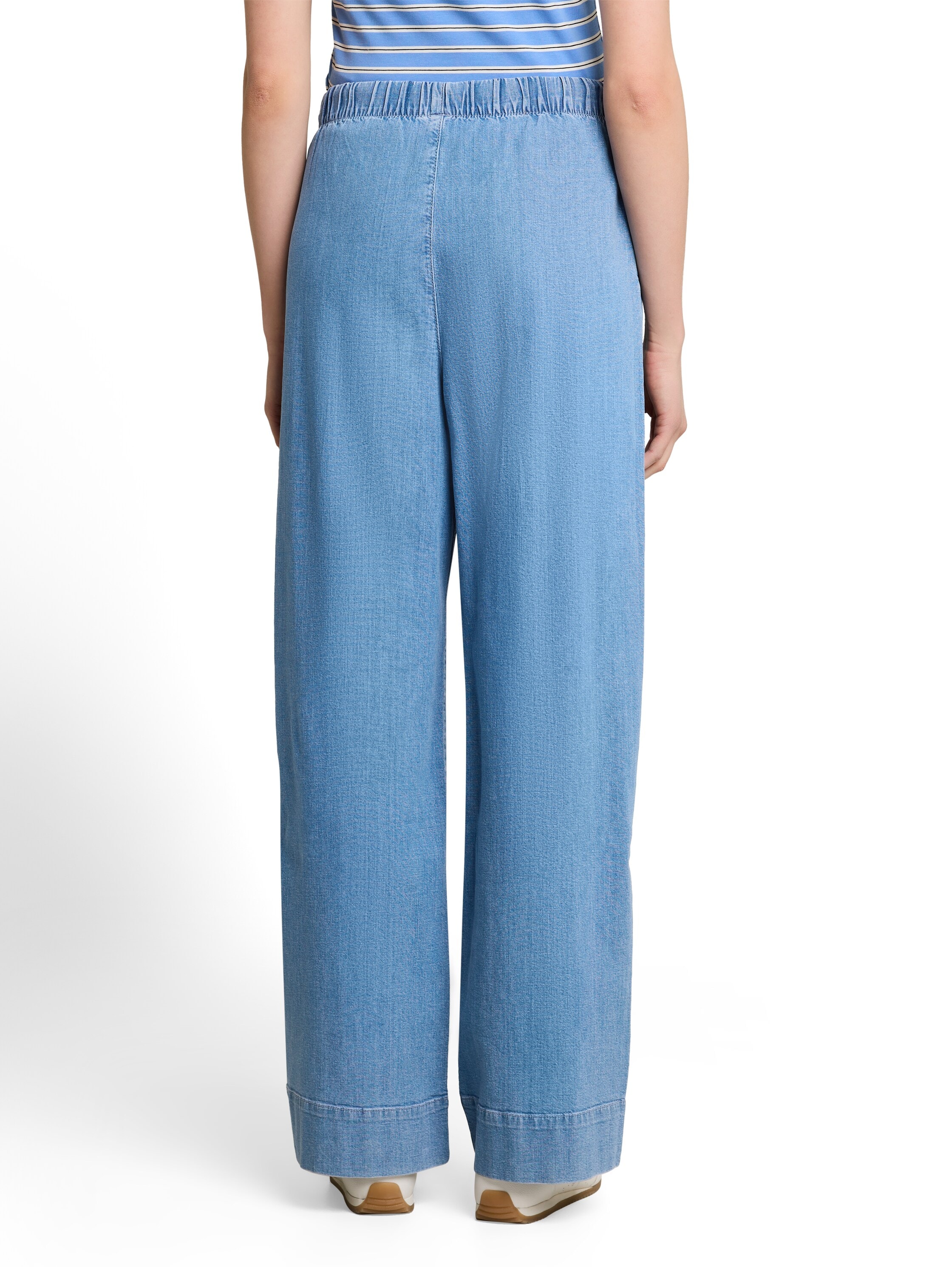 TOM TAILOR Denim Jeans large avec ceinture élastique