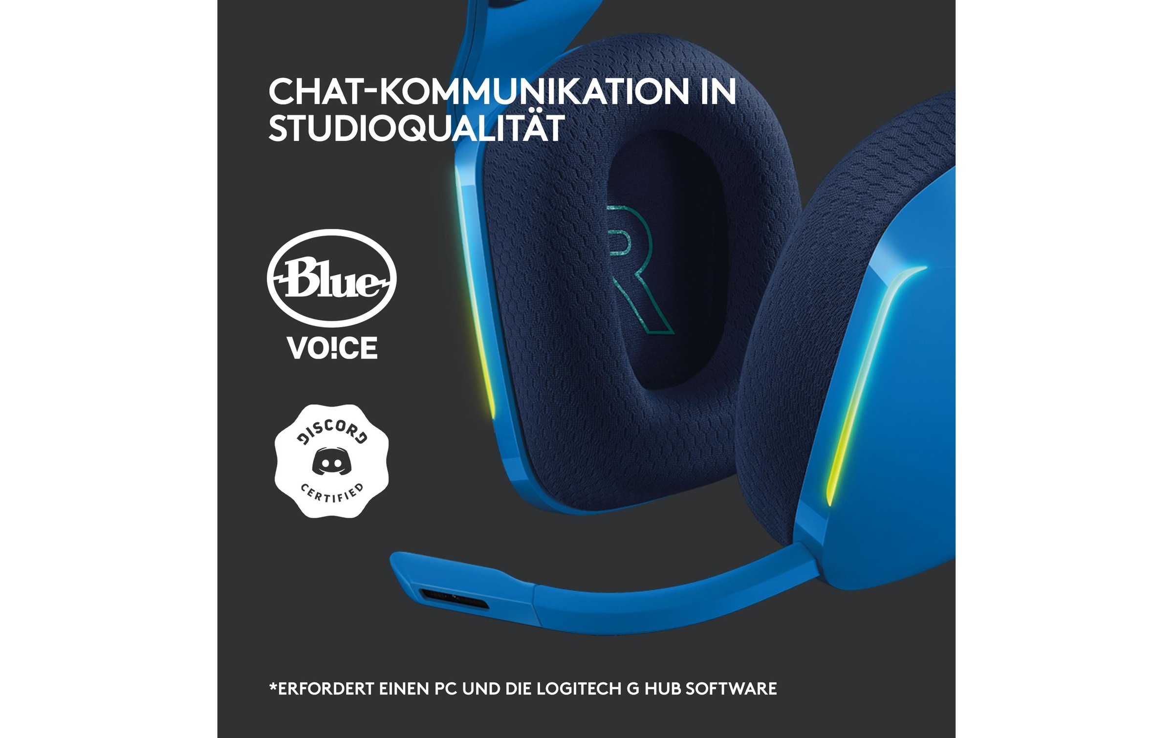 Logitech Gaming-Headset »G733 Lightspeed Blau«