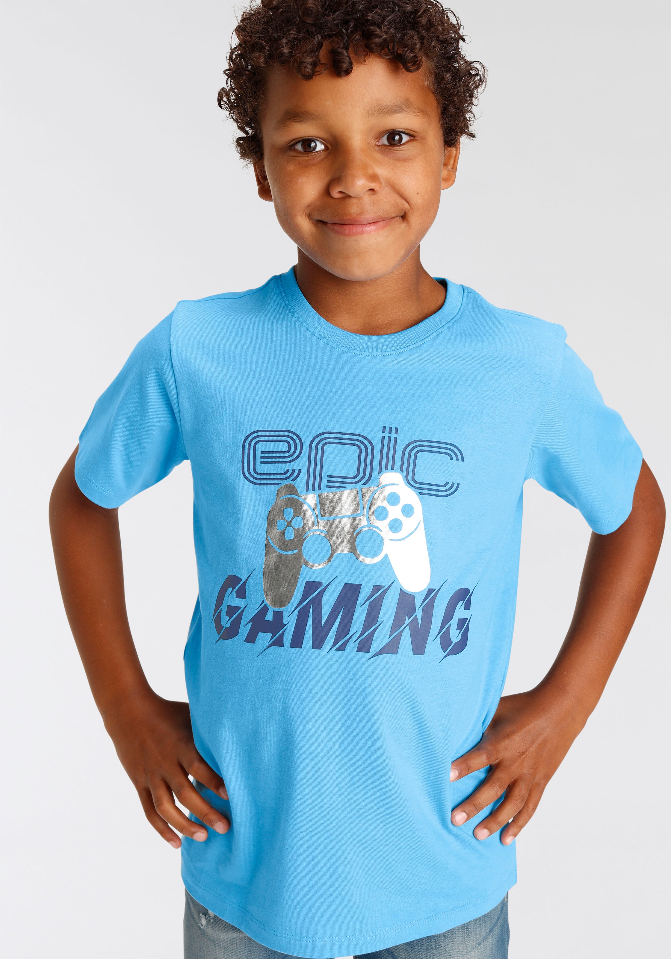 KIDSWORLD T-Shirt »EPIC versandkostenfrei Folienprint GAMING«, auf