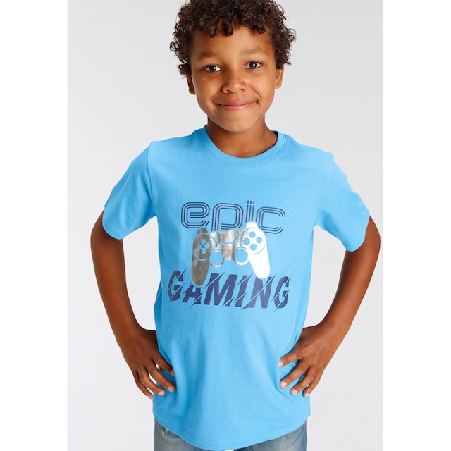 GAMING«, T-Shirt Folienprint auf KIDSWORLD »EPIC versandkostenfrei