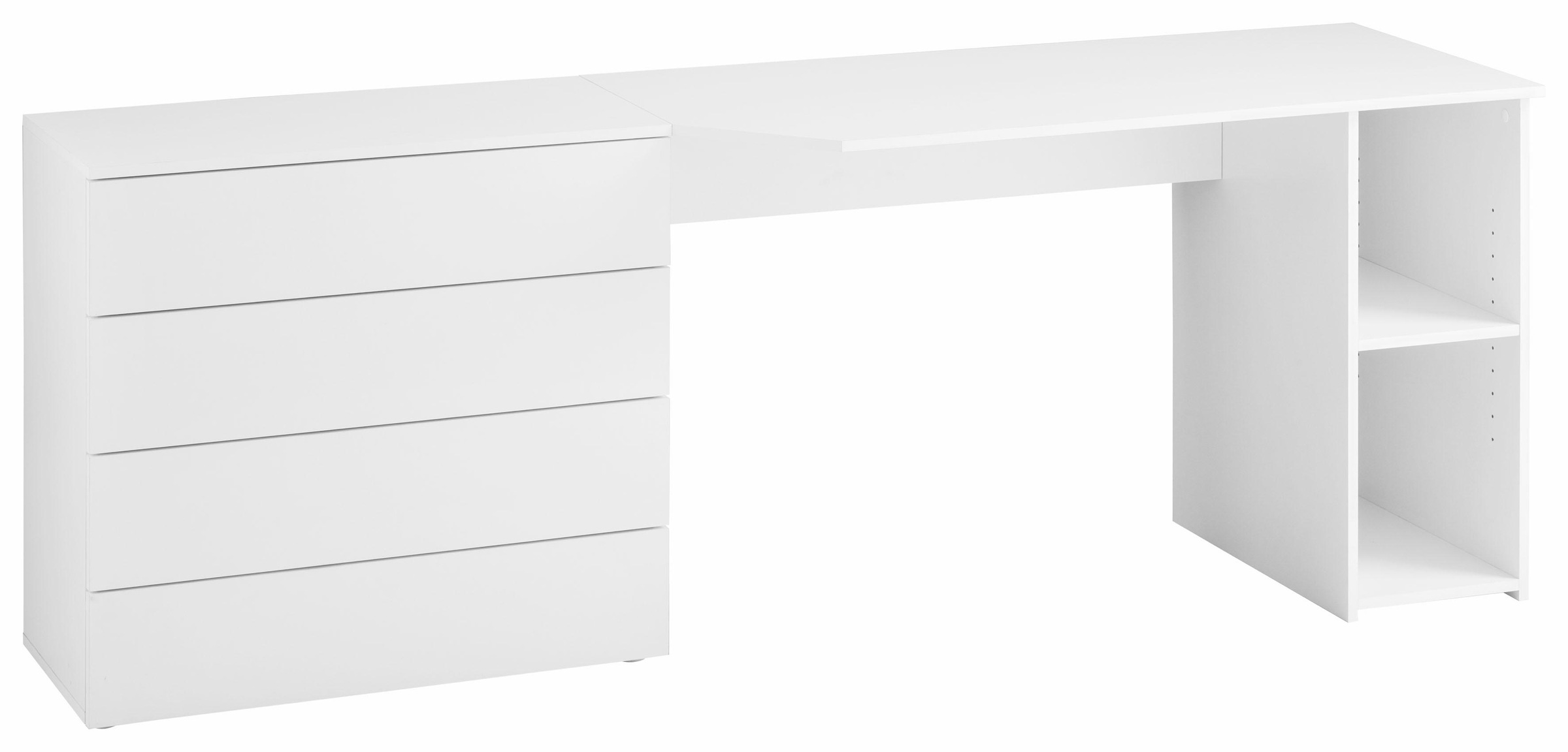 Image of borchardt Möbel Schreibtisch »Wallis«, Breite 196 cm, Push to Open-Funktion bei Ackermann Versand Schweiz