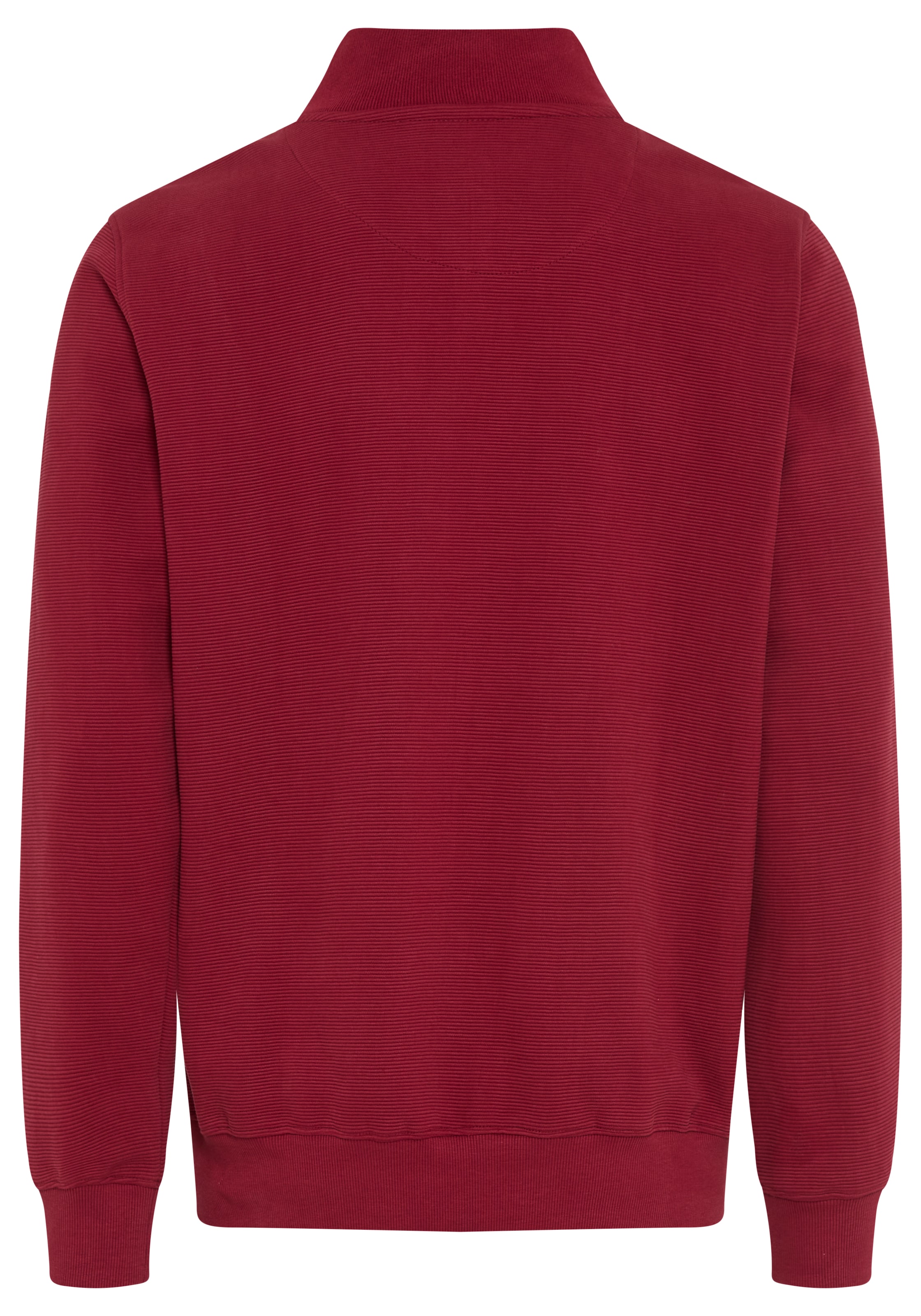 Man's World Sweat-shirt »- Sportiv gepflegte Optik für Alltag und Freizeit«, Tissu supérieur côtelé, poche zippée, accents contrastés
