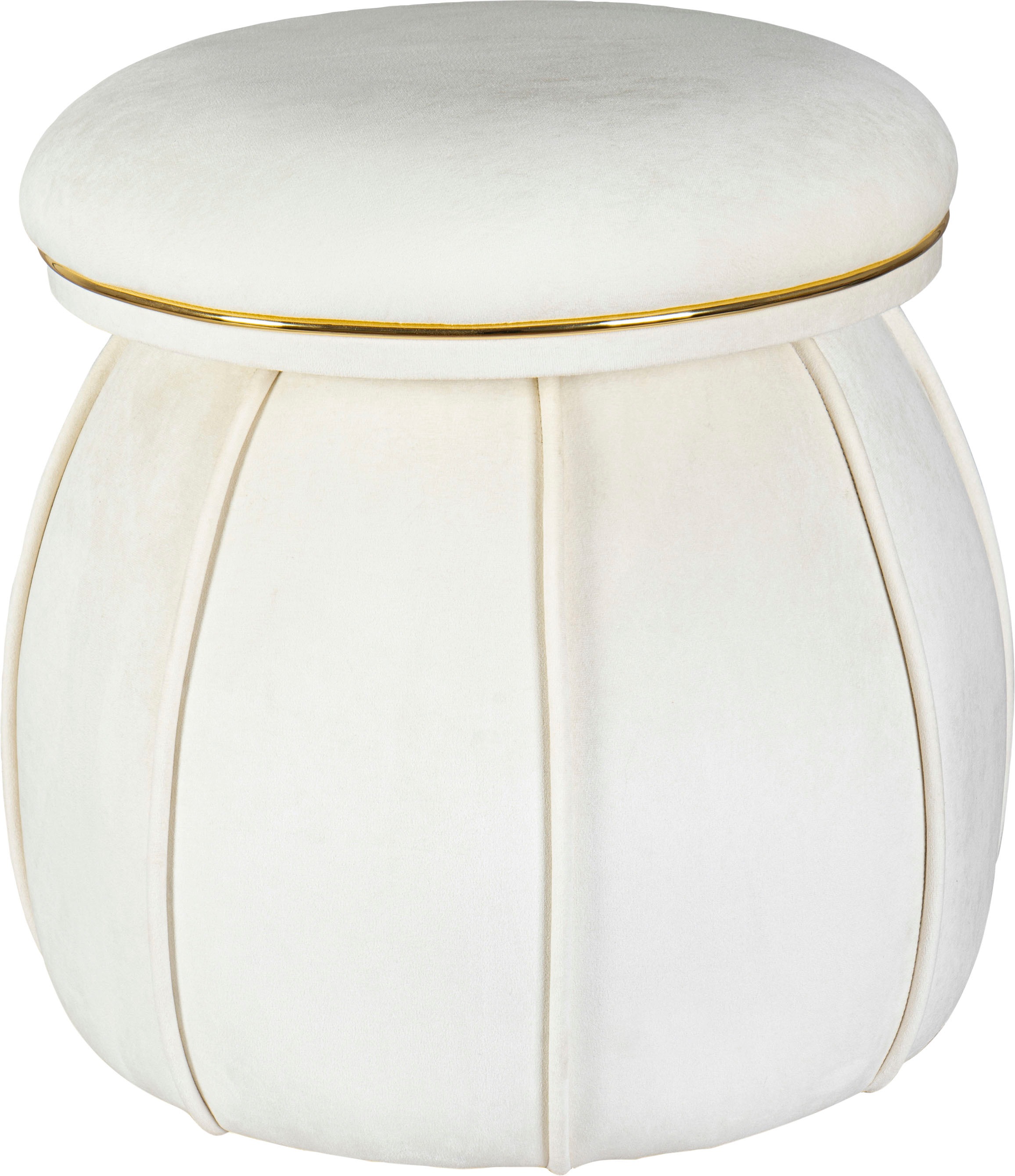 Kayoom Sitzhocker »Hocker Corin,extravagante Form,stilvolle Farben,elegant gesteppter Fuss«, (1 St.), komfortabel, hochqualitativ, pflegeleicht, sorgfältig verarbeitet