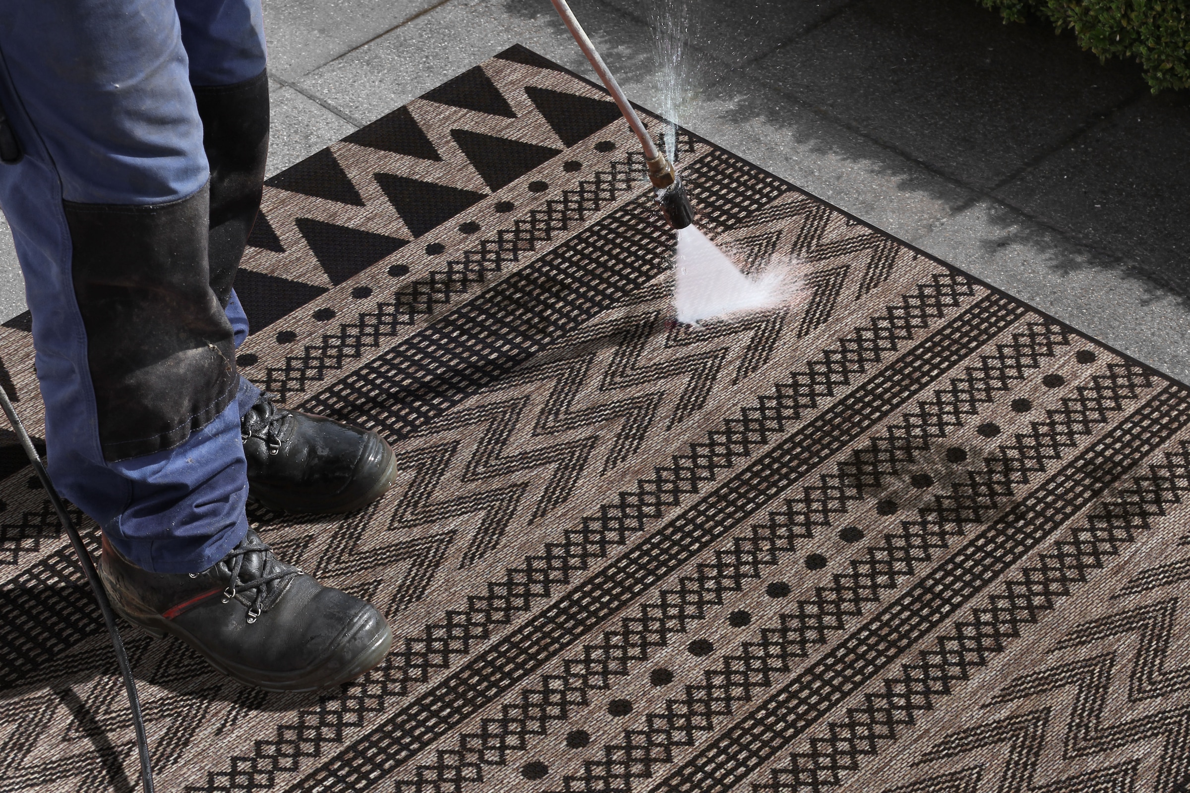 NORTHRUGS Teppich »Sidon«, rechteckig, kaufen geeignet, In-und Flachgewebe und pflegeleicht, jetzt Outdoor Strapazierfähig