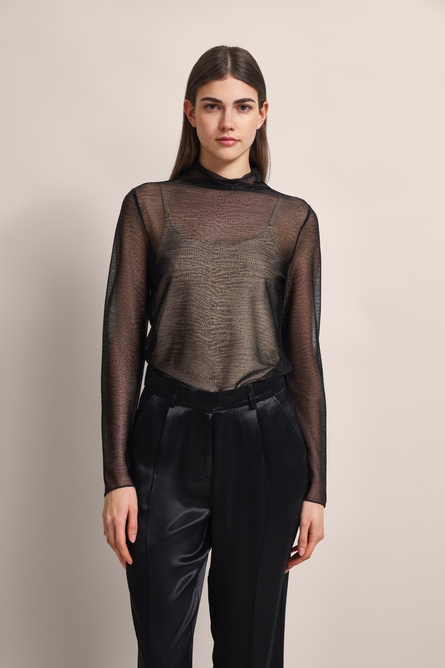Image of bugatti Langarmshirt mit Glanzeffekt