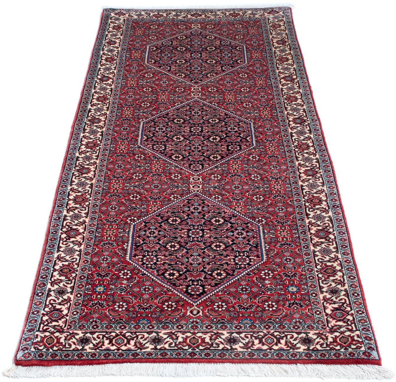 Image of morgenland Hochflor-Läufer »Bidjar Medaillon 197 x 74 cm«, rechteckig, 1,5 mm Höhe, Unikat mit Zertifikat bei Ackermann Versand Schweiz