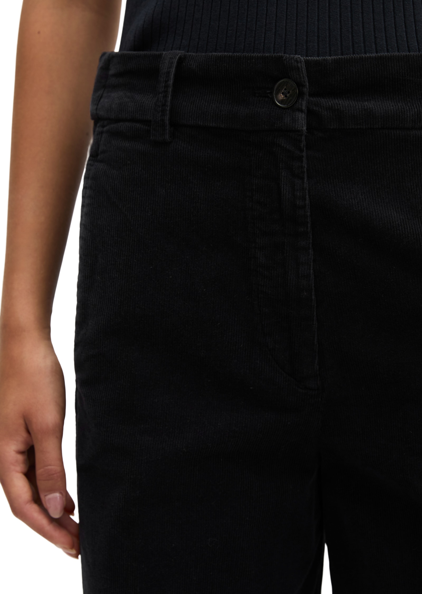 Marc O'Polo Cordhose  Model: Minu barrel aus Bio-Baumwolle-Mix