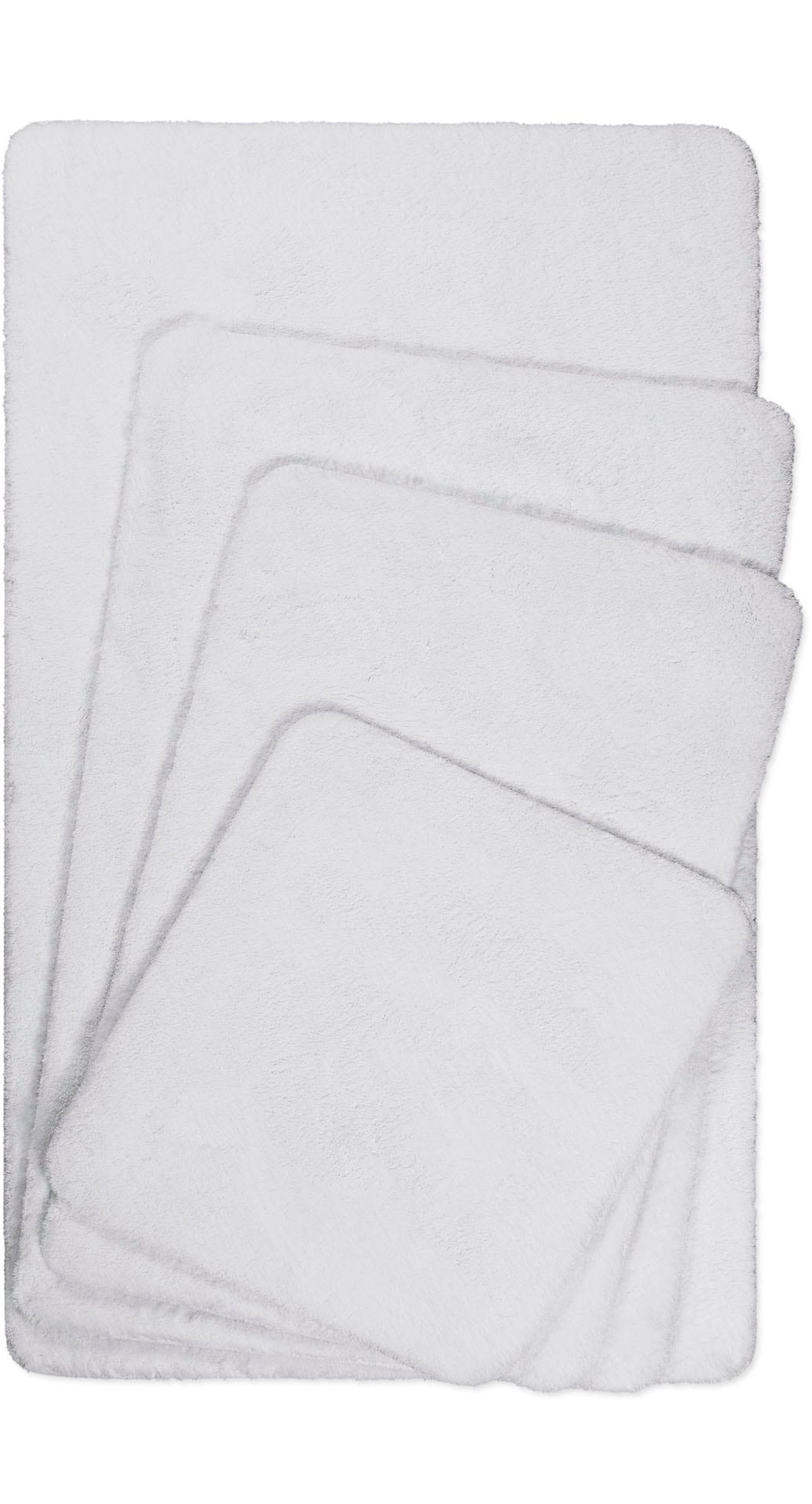 Wecon home Basics Badematte »Joris« Höhe 20 mm rutschhemmend beschichtet strapazierfähig waschbar, viele Grössen, Badezimmerteppich, uni