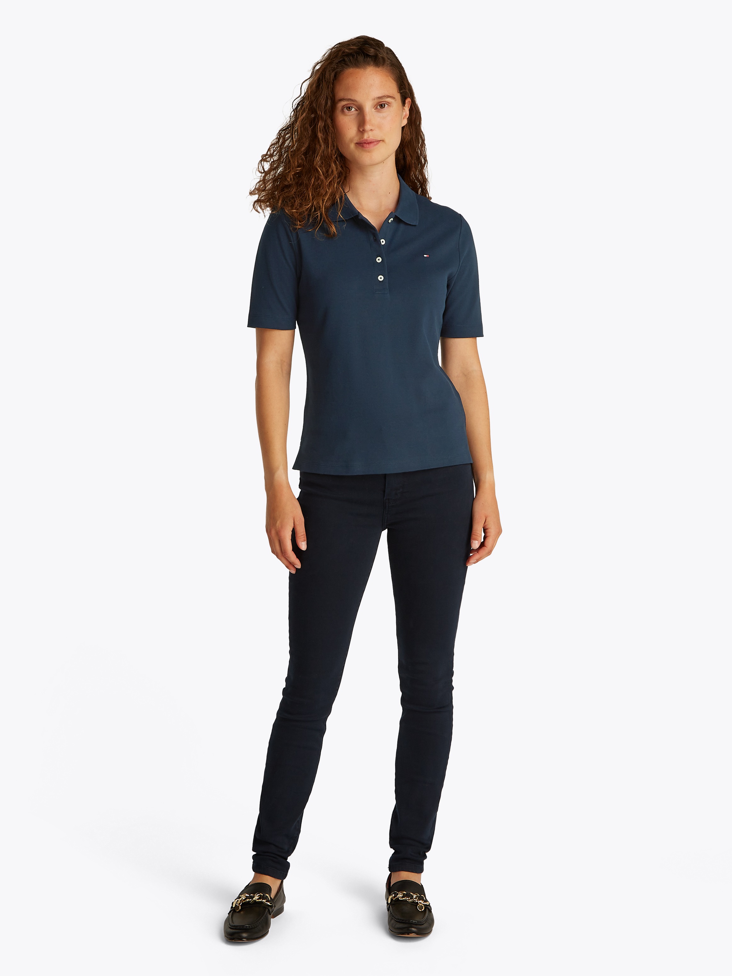 Tommy Hilfiger Poloshirt »Regular Fit Pique Premium Polo« Baumwollmischung, regular fit