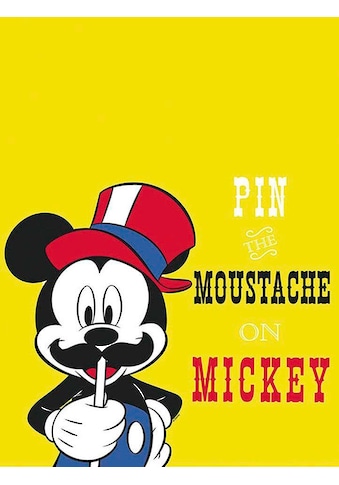 Poster »Mickey Mouse Moustache«, Disney, (1 St.)