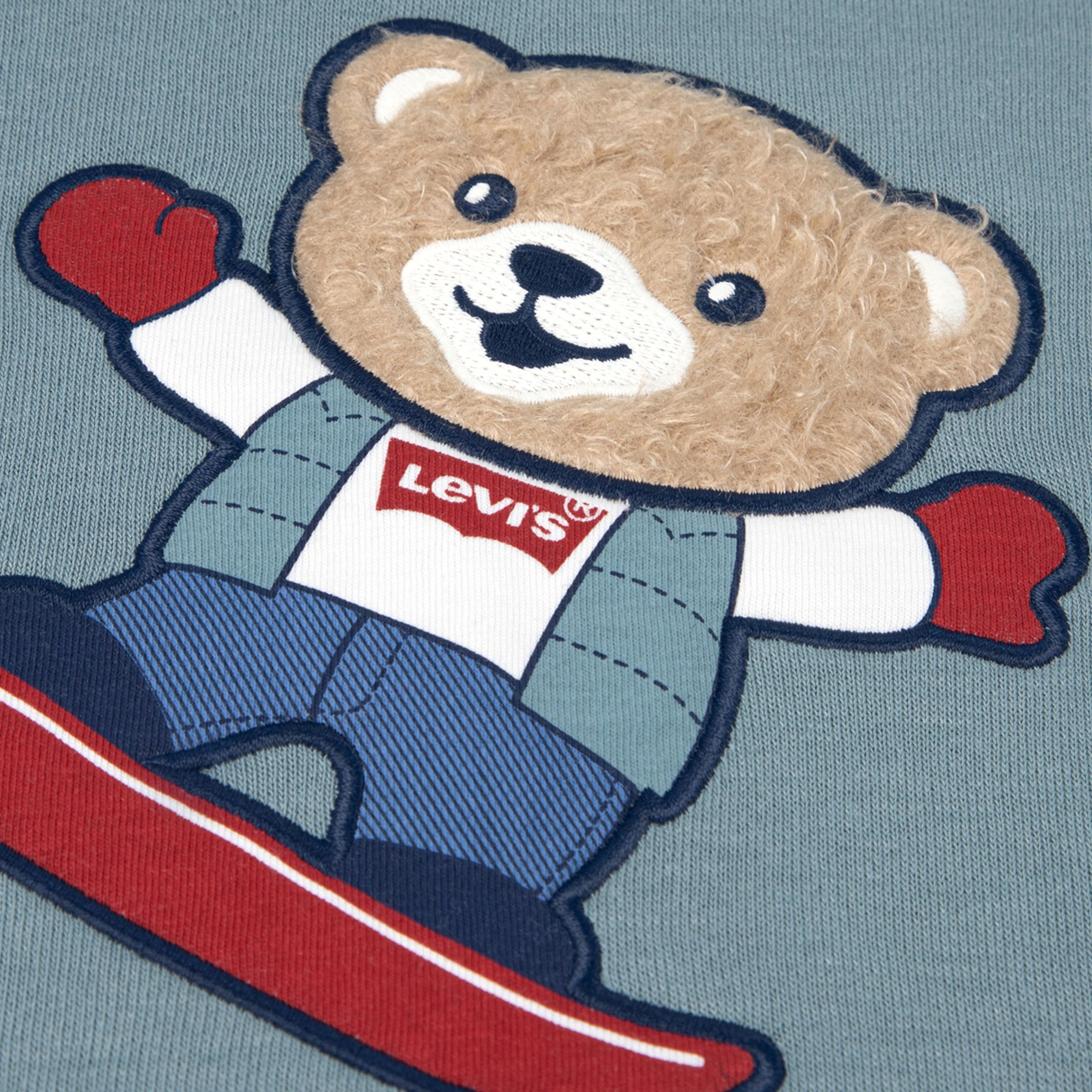 Levi's® Kids Sweat à capuche »LVB BEAR KNIT SET«, 2 et pantalon de jogging / survêtement pour garçons
