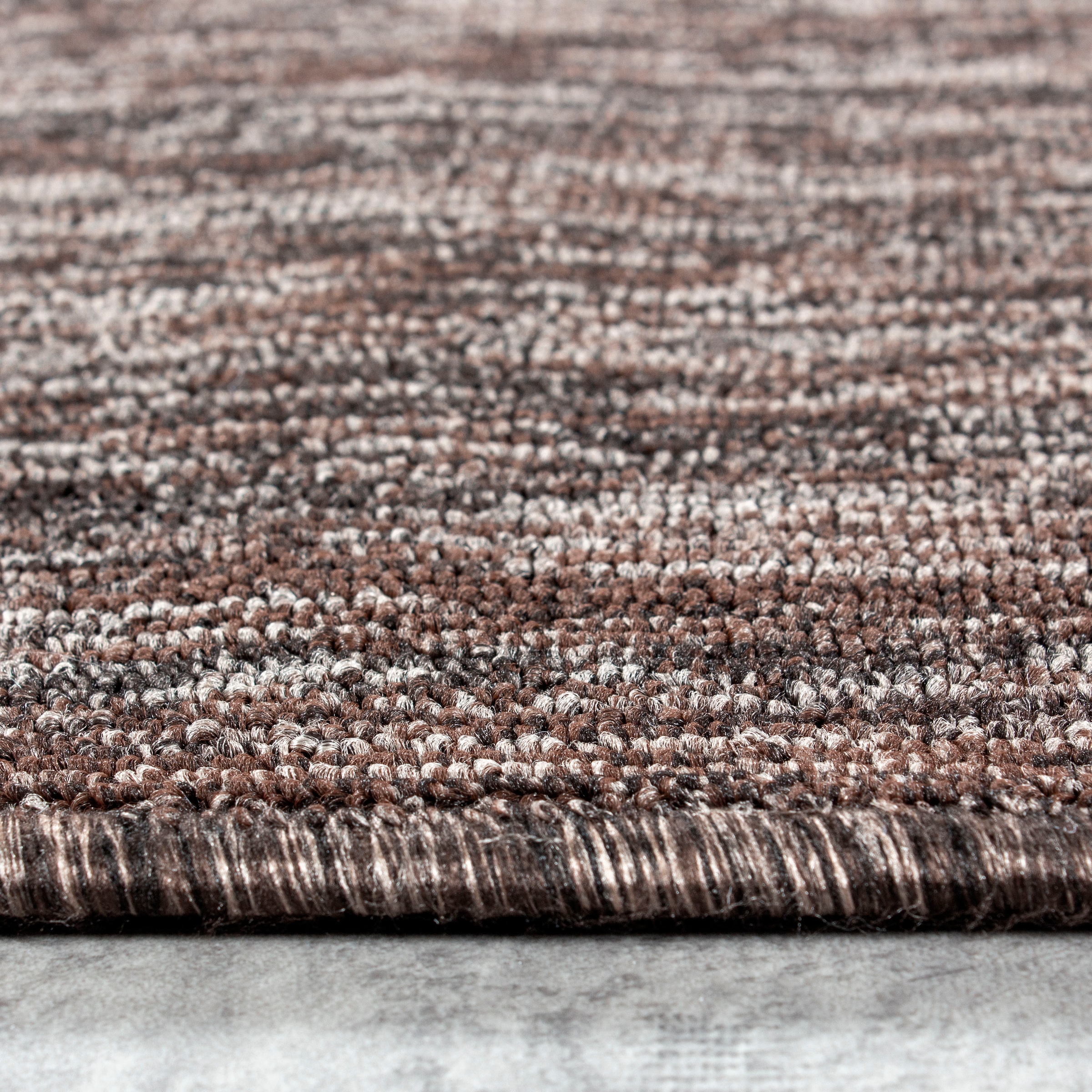 Ayyildiz Teppiche Teppich »Nizza 1800 Kurzflorteppich«, rund, 6 mm Höhe, pflegeleicht, leicht melierter Kurzflor, ringsum gekettelt, Wohnzimmer