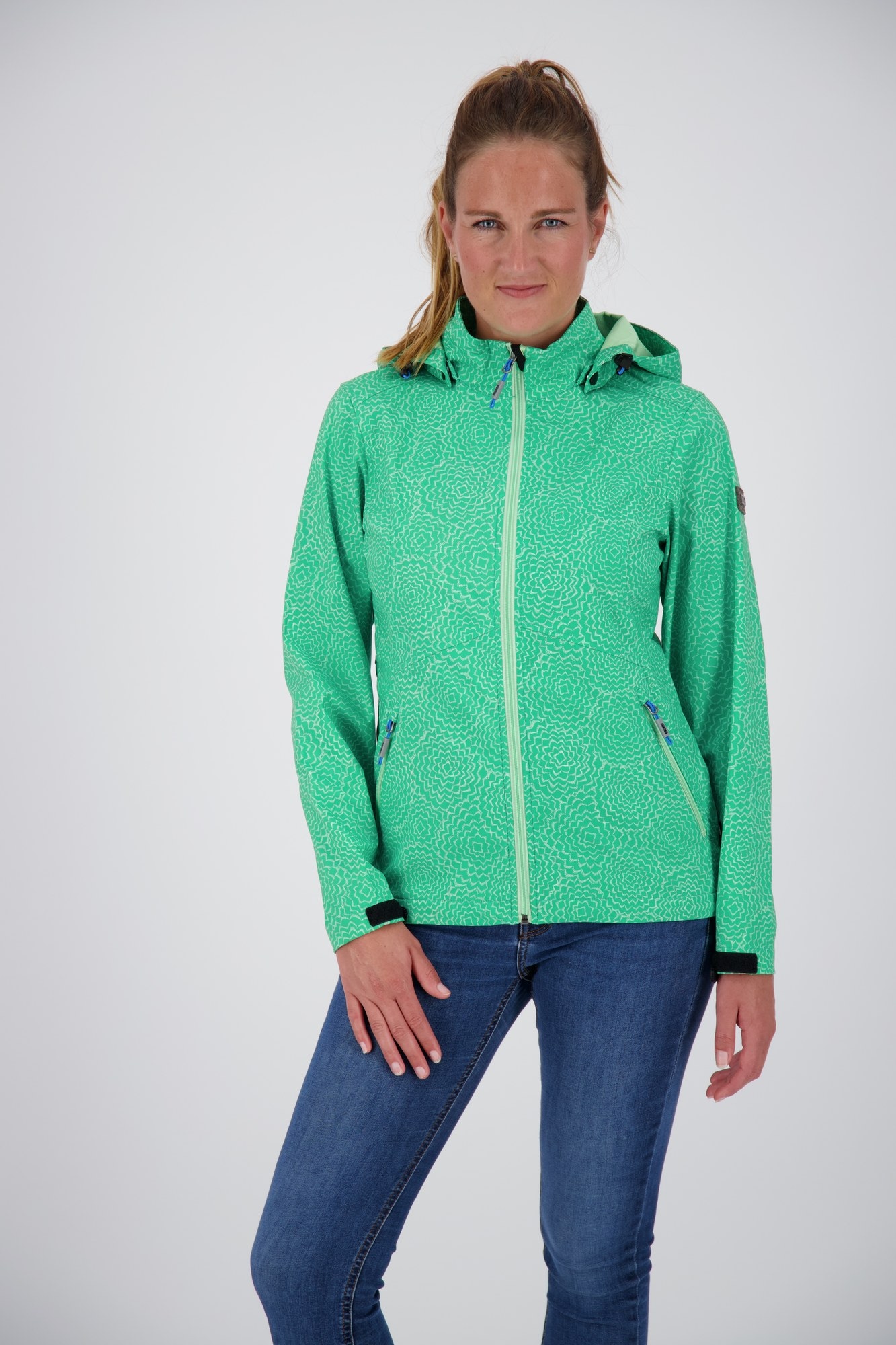 LPO Veste softshell »SHELBY PEAK II« avec capuche veste softshell légère avec imprimé intégral et capuche amovible
