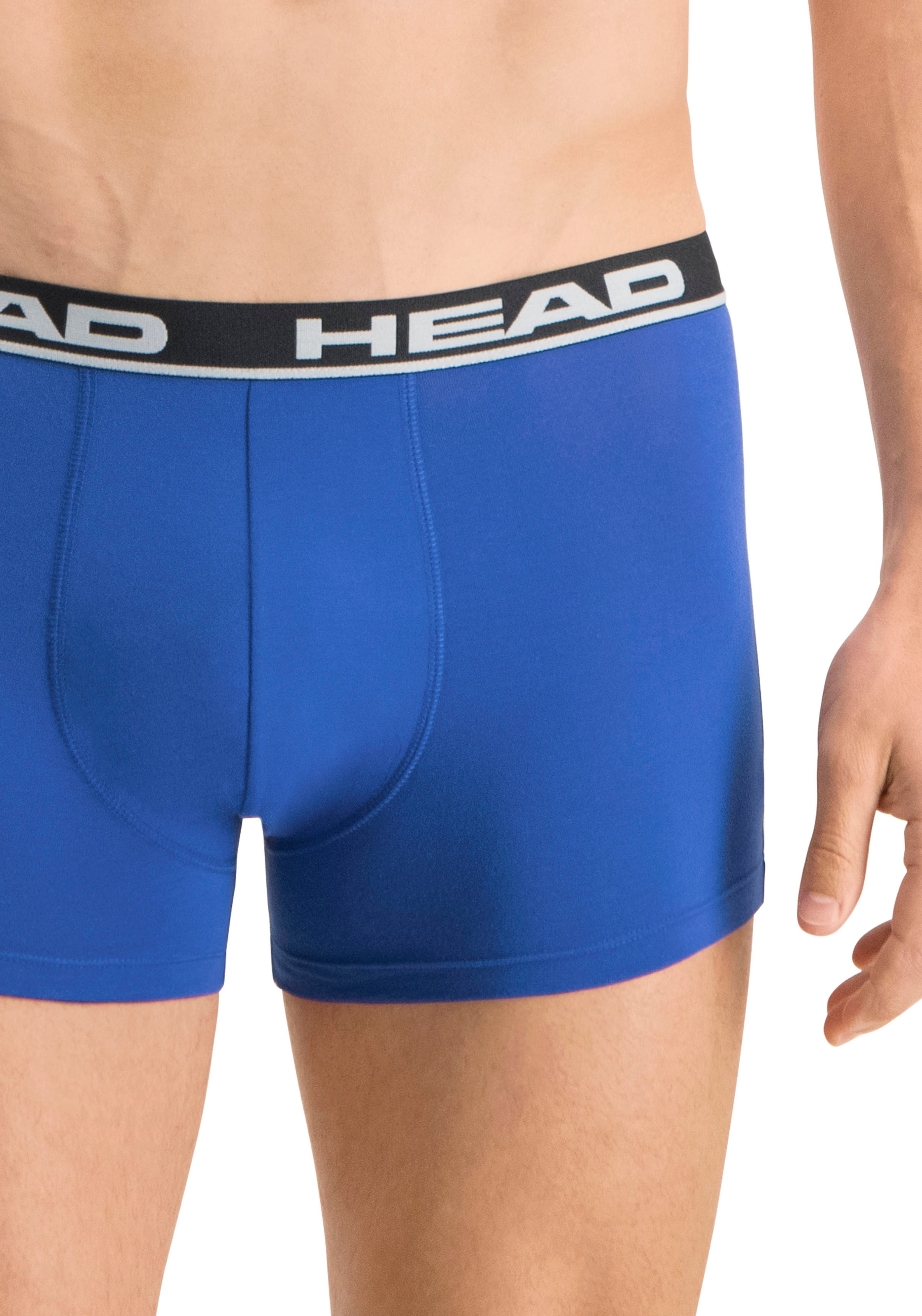 Head Boxershorts »HEAD BASIC BOXER 2P«, (2er Pack), mit elastischem Logobund