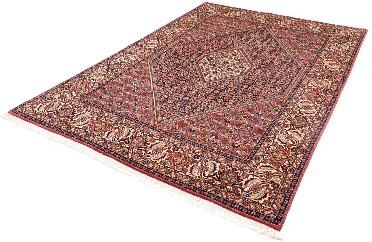 Image of morgenland Orientteppich »Perser - Bidjar - 246 x 168 cm - hellrot«, rechteckig, 15 mm Höhe, Wohnzimmer, Handgeknüpft, Einzelstück mit Zertifikat bei Ackermann Versand Schweiz