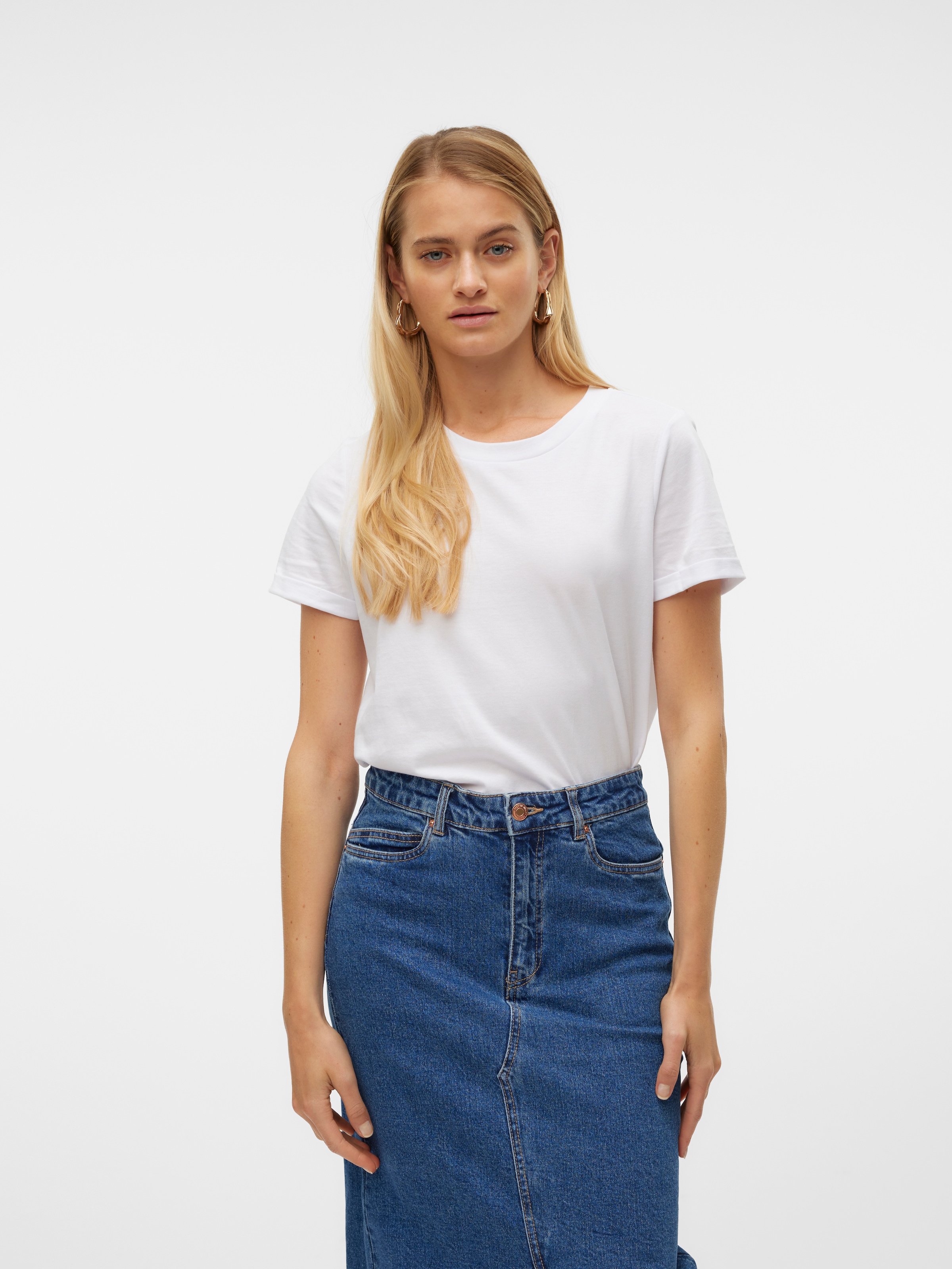 Vero Moda Rundhalsshirt »VMPAULA«