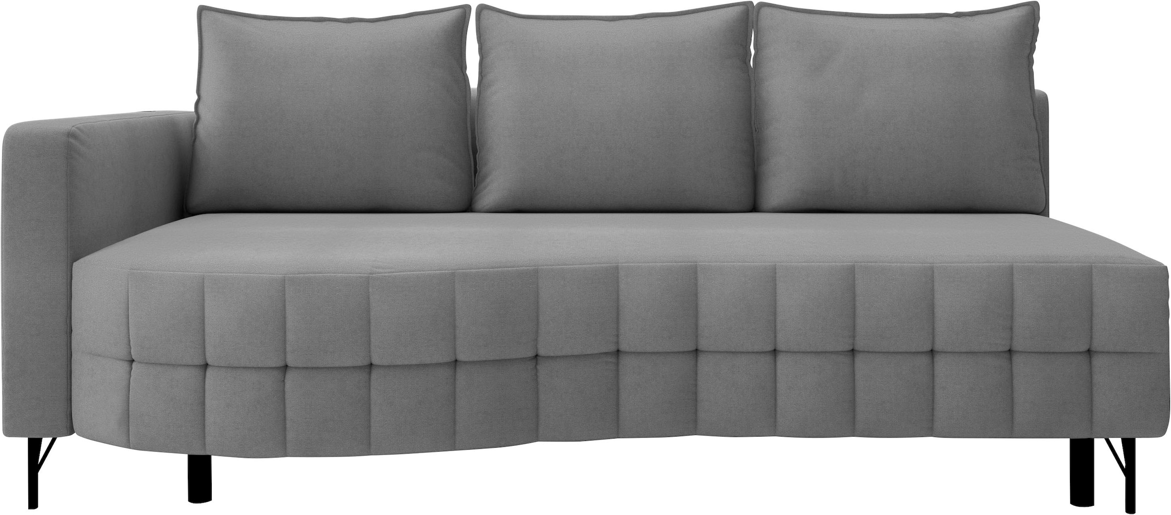 exxpo - sofa fashion Canapé de salon »T wiggy Schlafsofa mit Bettfunktion und Bettkasten,« komfortabler Federkern, super Sitzkomfort, elegante Formensprache