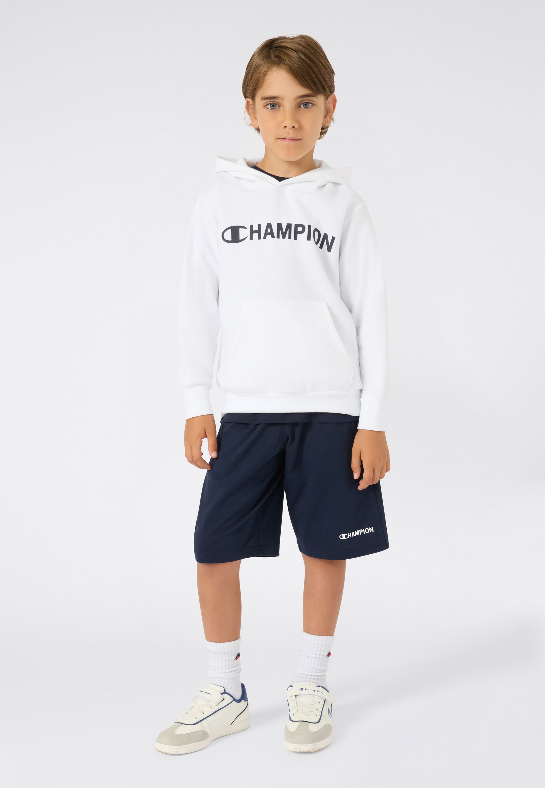 Champion Sweat à capuche »SPORTWEAR HOODIE Standard Fit«, pour enfants et adolescents, style sportif, manches longues
