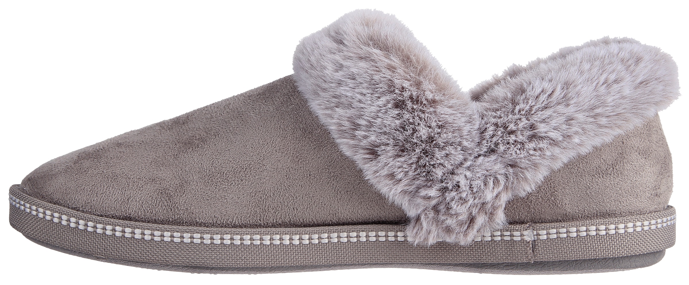 Skechers Pantoffel »COZY CAMPFIRE FRESH TOAST«, mit Fellimitat-Kragen