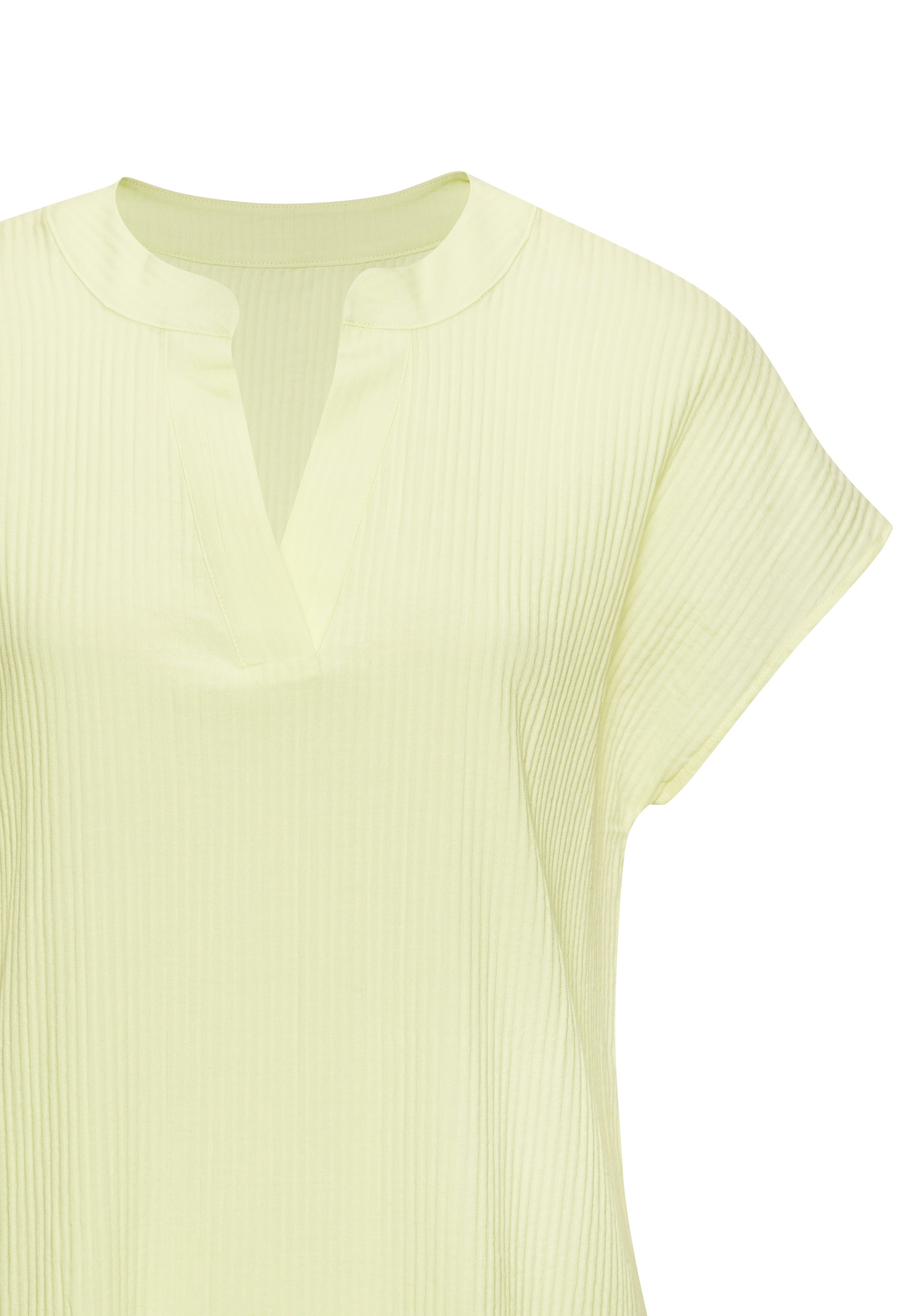 Vivance Blusenkleid aus strukturierter Ware, Volant, Tunikakleid, Sommerkleid, Basic