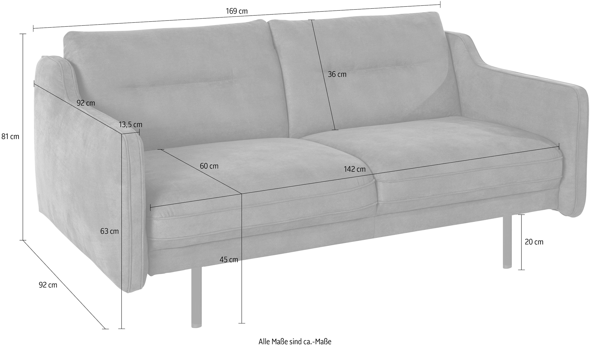 GOODproduct 2-Sitzer »Nordfyn« edles Design in 3 Bezugsqualitäten, Design by Morten Georgsen