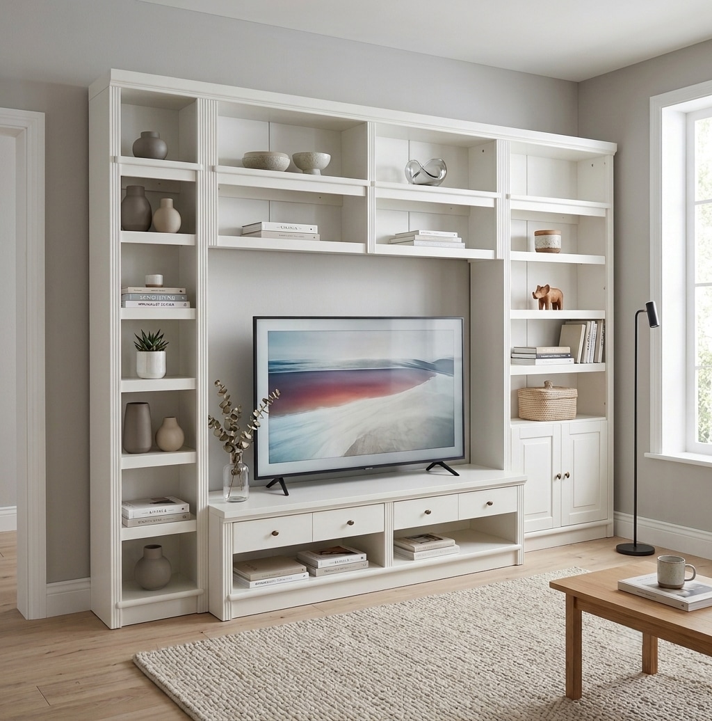 GOODproduct Wandregal »Soeren« B/T/H: 158/29/67 cm,  aus massiver Kiefer, 4 offene Fächer, FSC®-zertifiziert