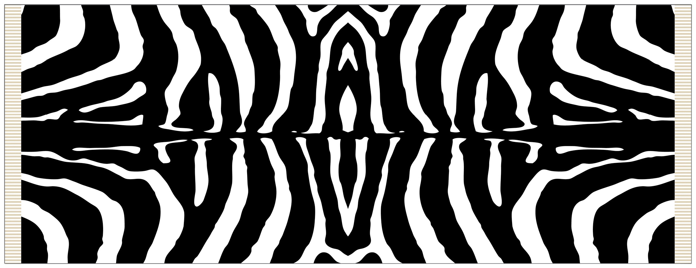 Image of MySpotti Vinylteppich »Buddy Rosalie G«, rechteckig, 0,5 mm Höhe, statisch haftend, Zebra bei Ackermann Versand Schweiz