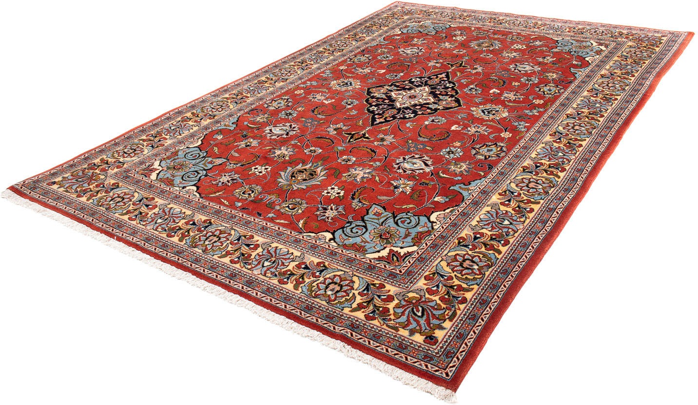 Image of morgenland Orientteppich »Perser - Classic - 307 x 198 cm - dunkelrot«, rechteckig, 10 mm Höhe, Wohnzimmer, Handgeknüpft, Einzelstück mit Zertifikat bei Ackermann Versand Schweiz