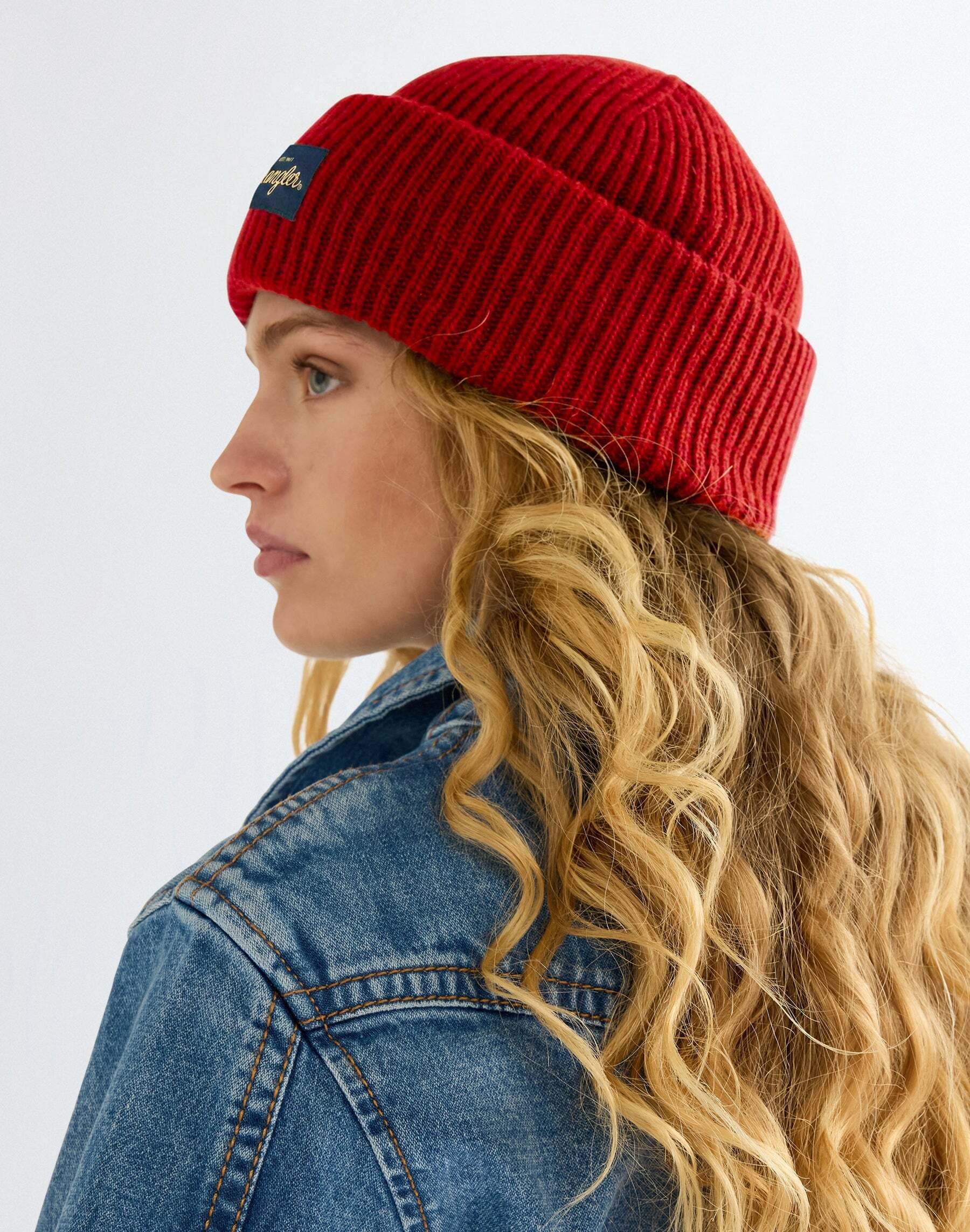 Wrangler Bonnet tricoté »WRANGLER Mütze Ribbed Wool«
