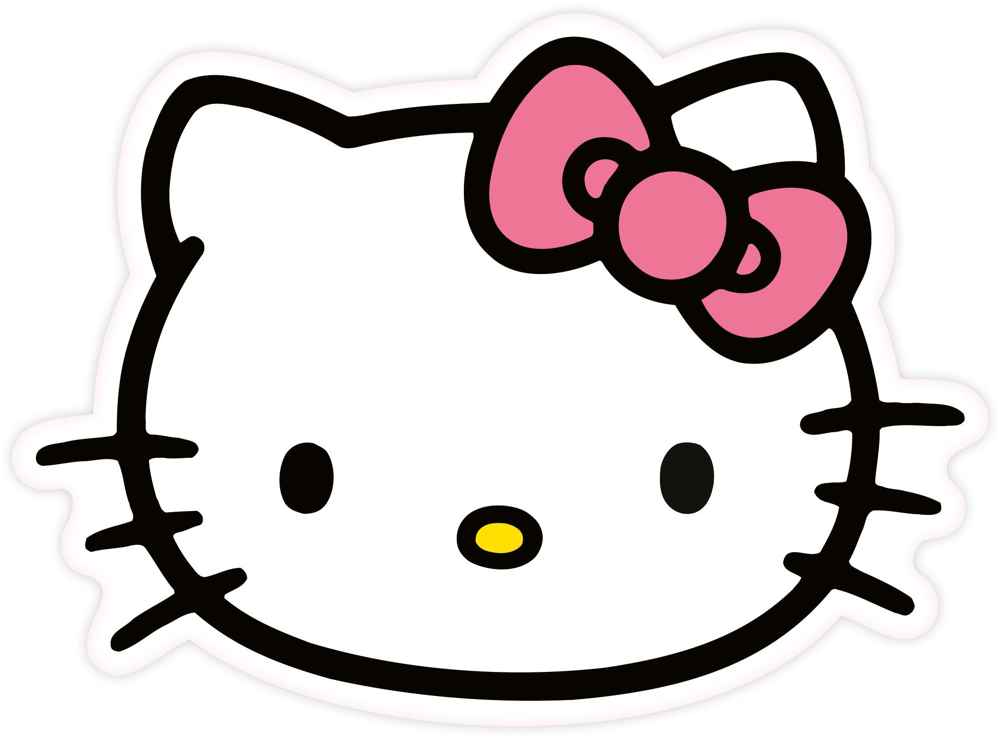 Image of Hello Kitty Dekokissen "Hello Kitty" hochfarbig bedruckt