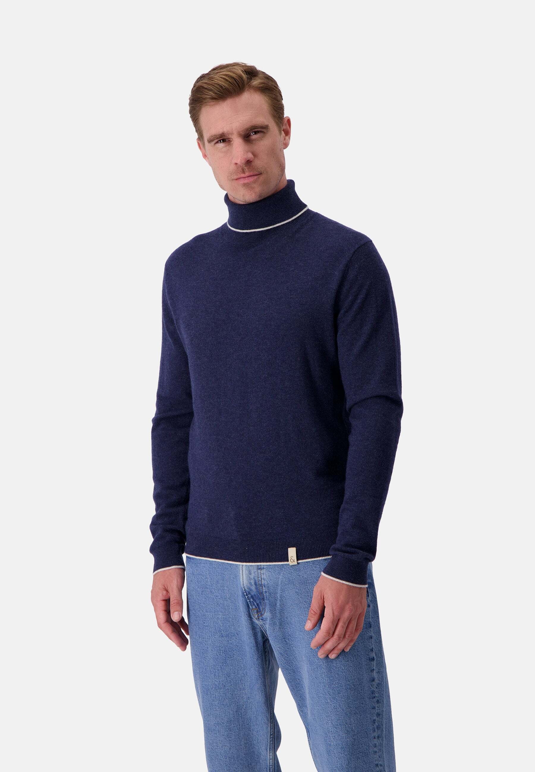 colours & sons Strickpullover »colours & sons Pullover Turtleneck Merino Blend«