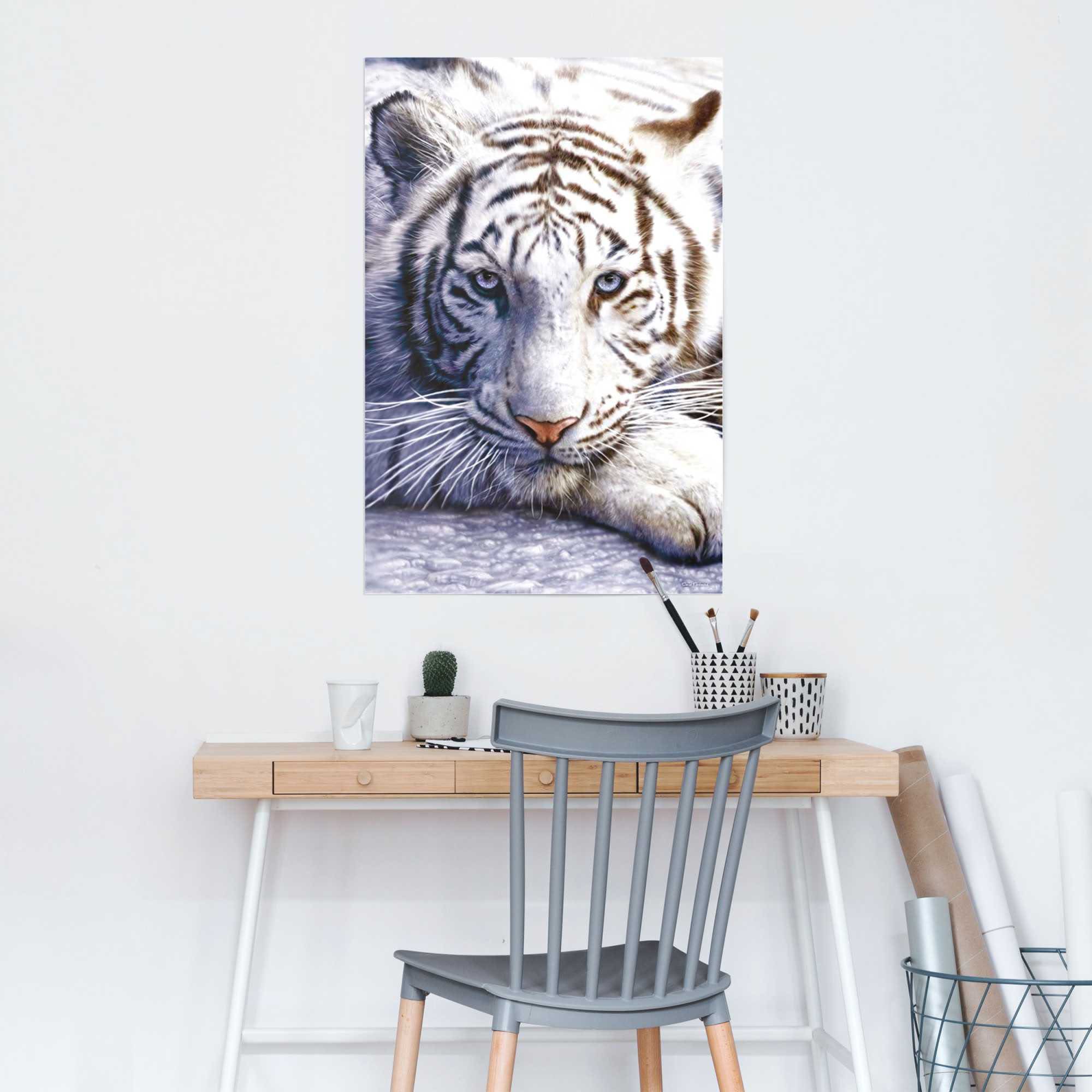 Reinders! Poster »Weisser Tiger« 1 Stk. tlg.