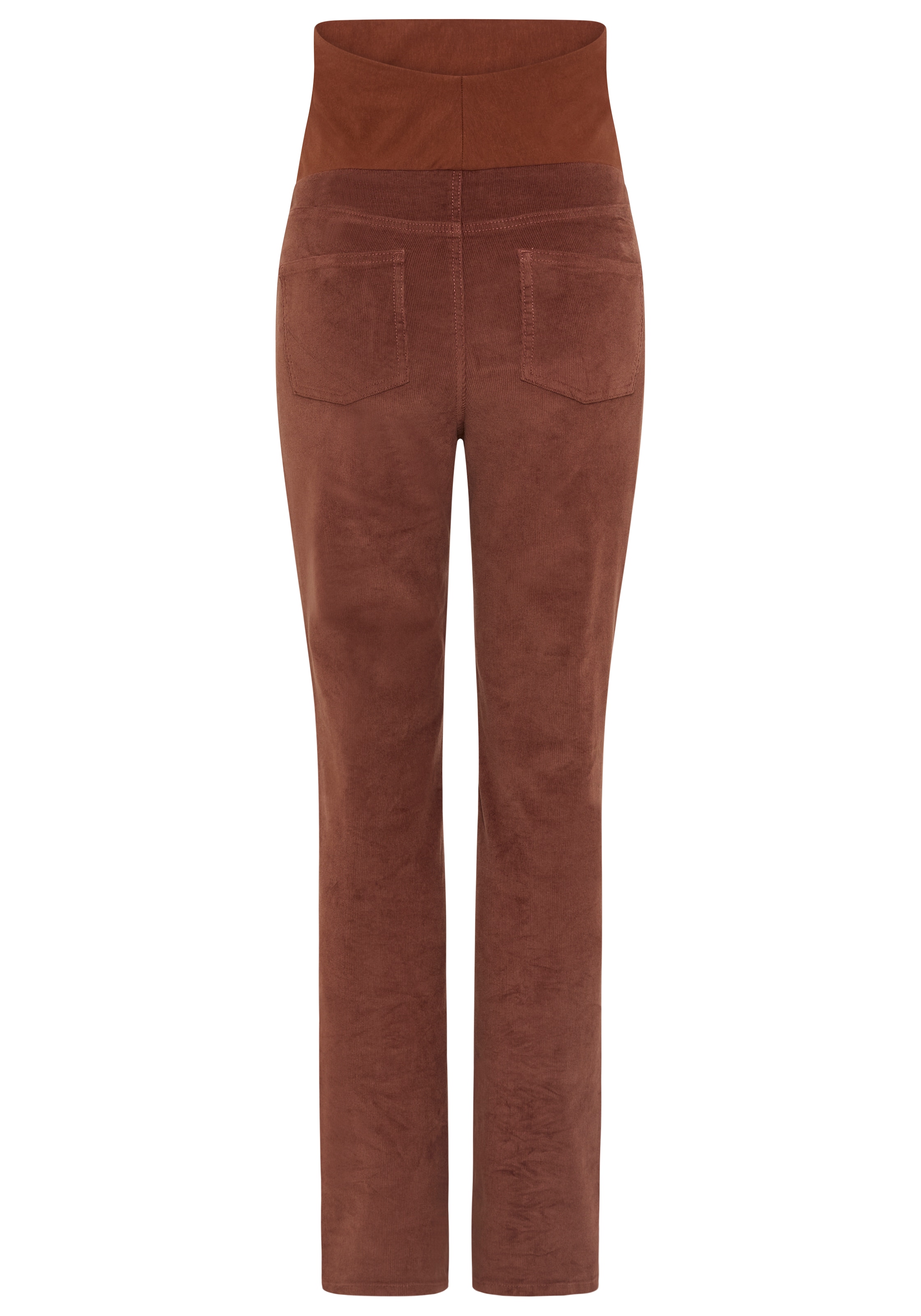 Neun Monate Pantalon de grossesse »Umstands-Cordhose«  jambe droite, large bande élastique, matière extensible
