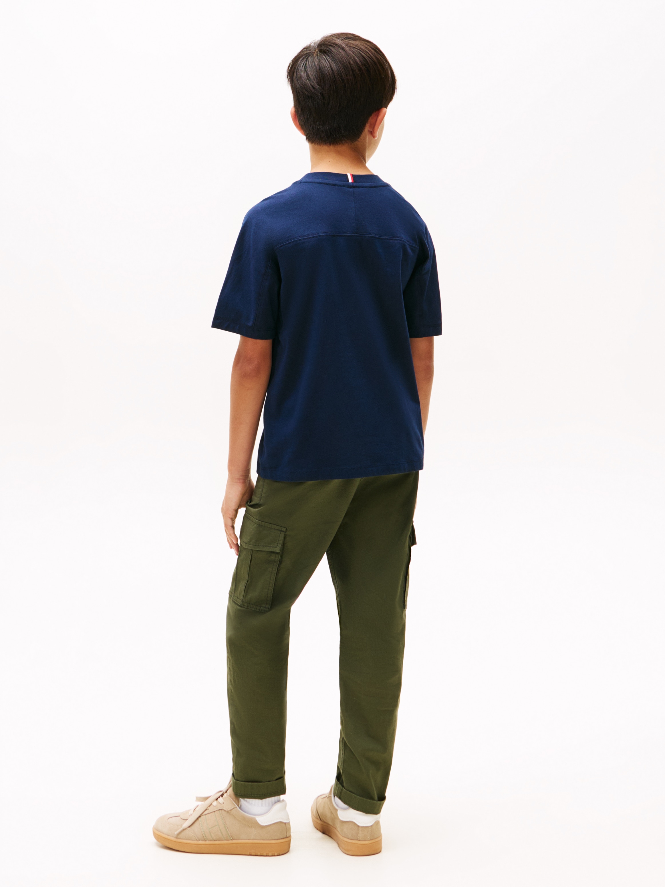 Tommy Hilfiger T-Shirt »VARSITY RAISED PRINT TEE SS«, Kinder bis 16 Jahre