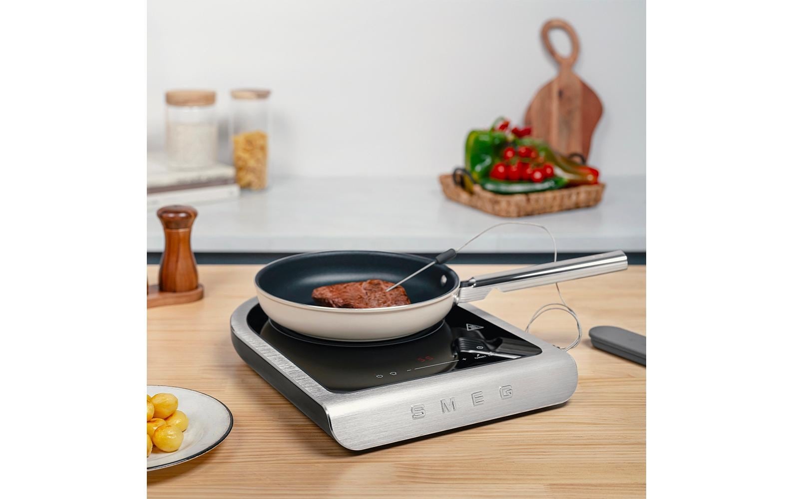 Smeg Einzel-Induktionskochplatte »PIC01BLMEU 2100 W«