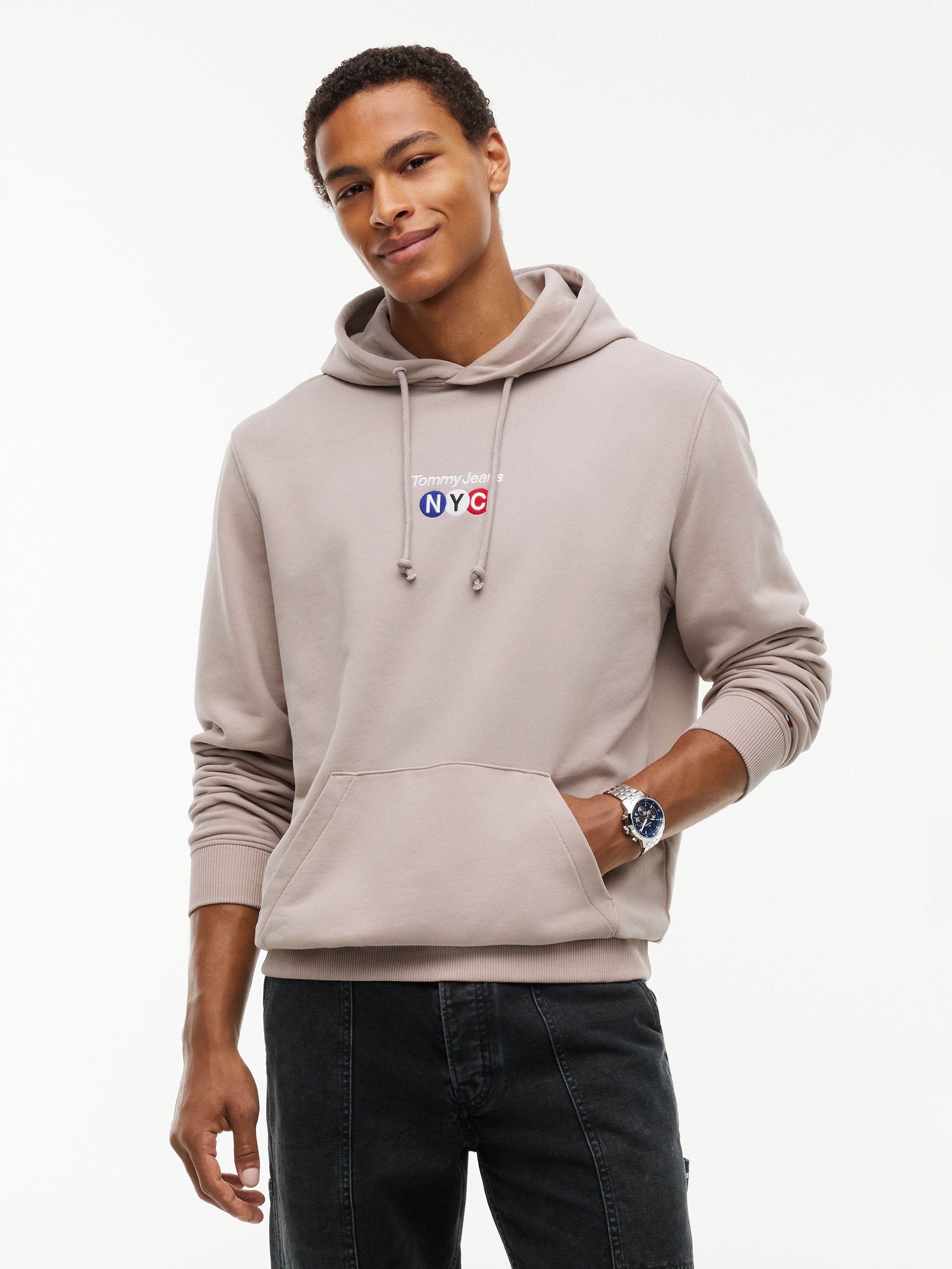 Image of Tommy Jeans Kapuzensweatshirt "REGULAR NYC HOODIE", Regular fit mit Kapuze